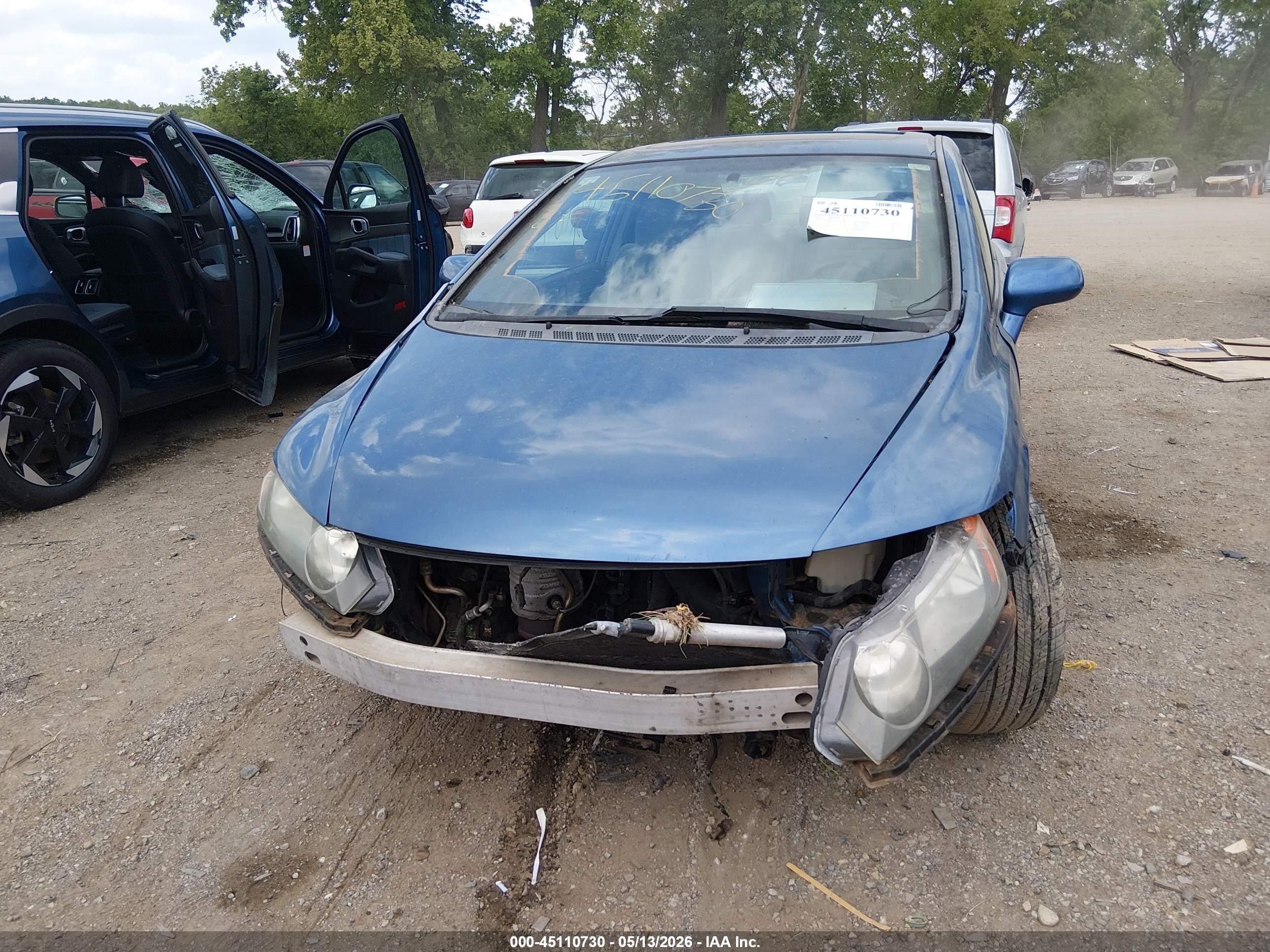 2006 Honda Civic Ex Light Blue vin: 1HGFA16806L108718
