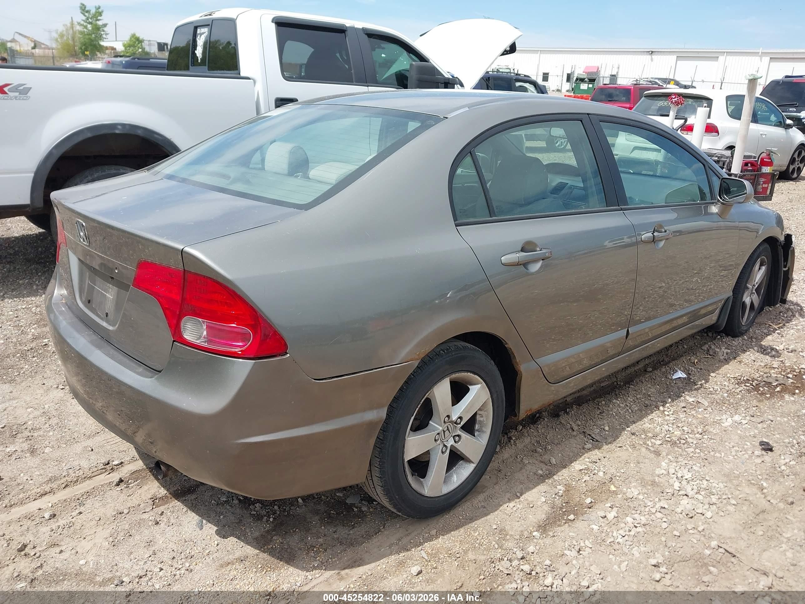 2006 Honda Civic Ex Gray vin: 1HGFA16806L130508