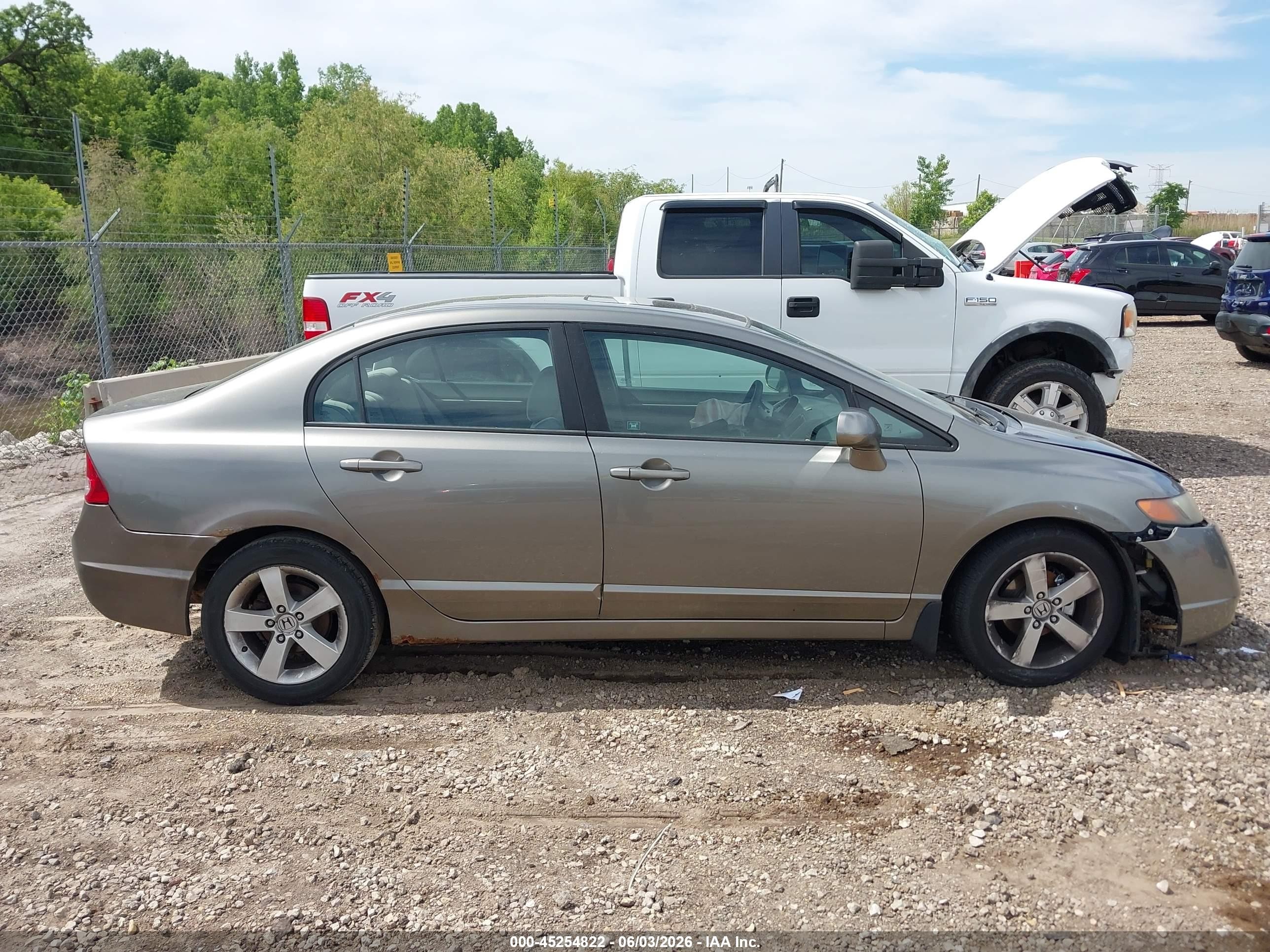 2006 Honda Civic Ex Gray vin: 1HGFA16806L130508