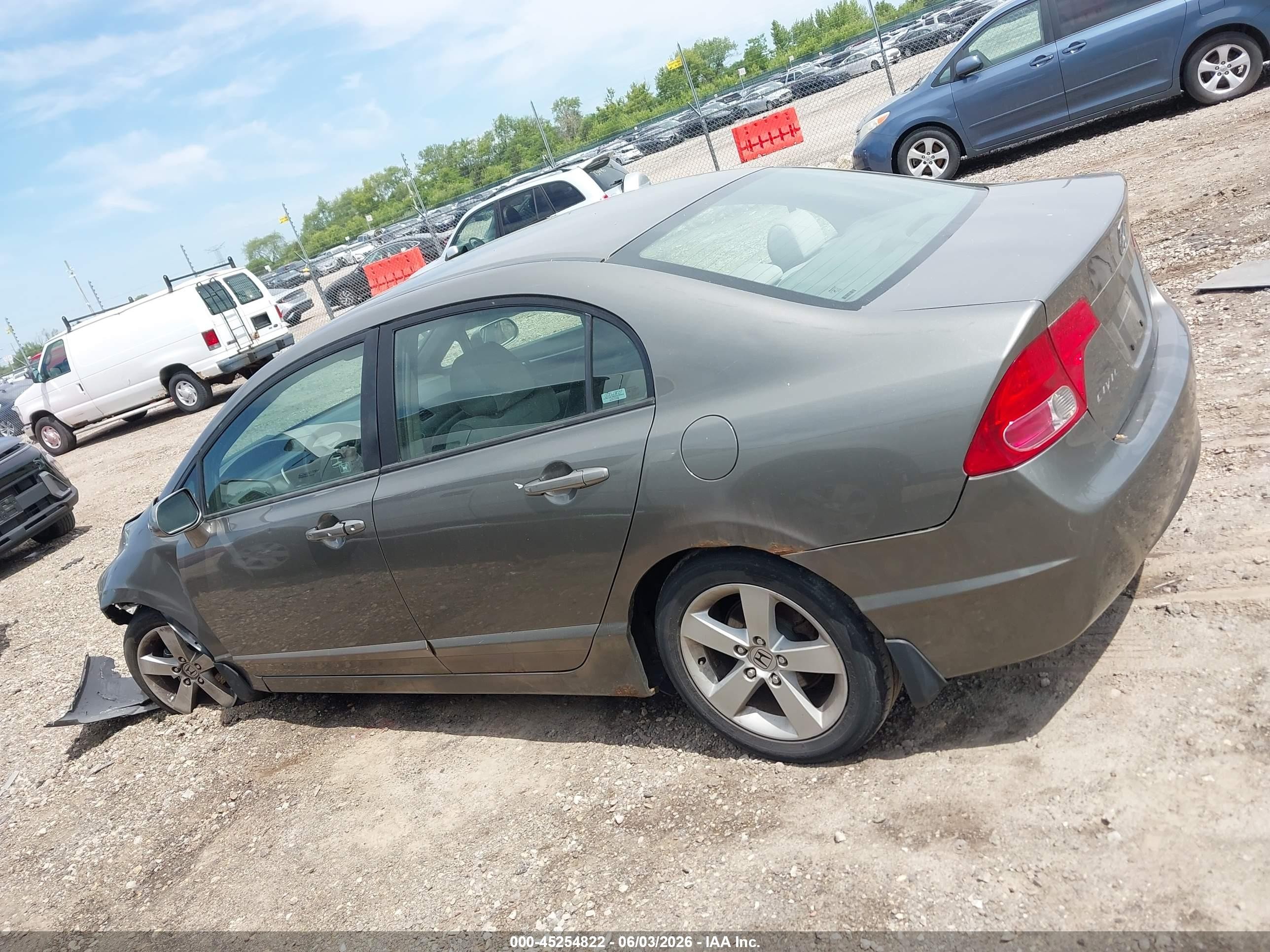 2006 Honda Civic Ex Gray vin: 1HGFA16806L130508