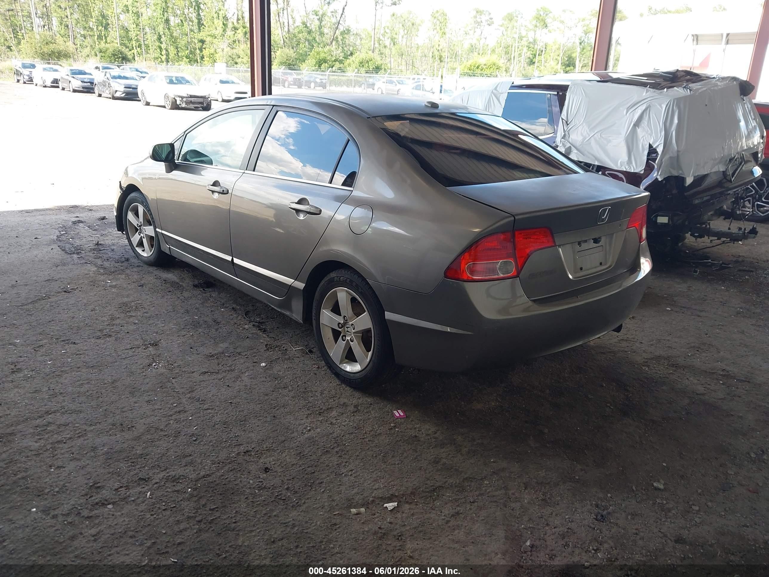 2007 Honda Civic Ex Beige vin: 1HGFA16807L002478