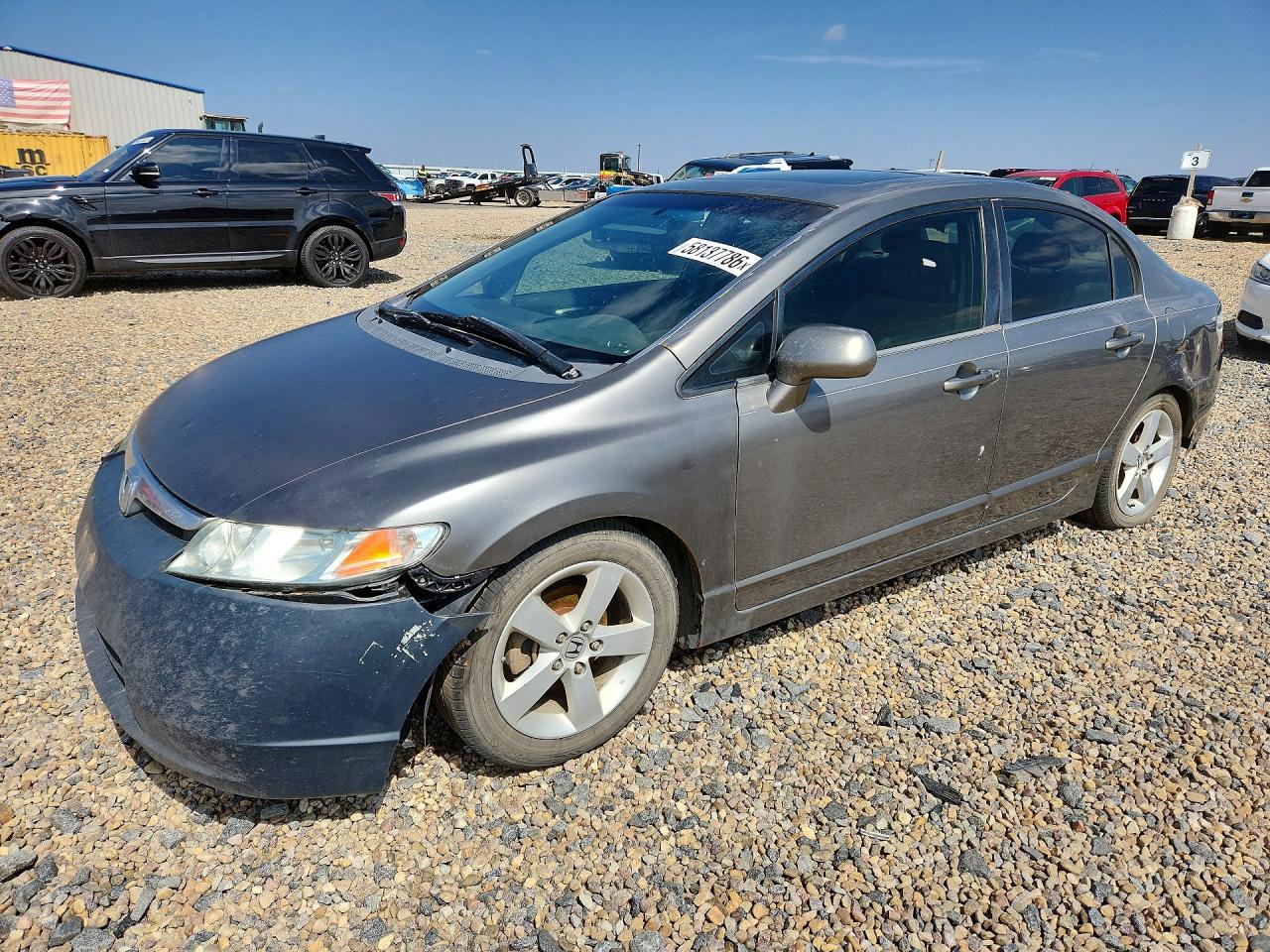 2007 Honda Civic Ex Серый vin: 1HGFA16807L012945
