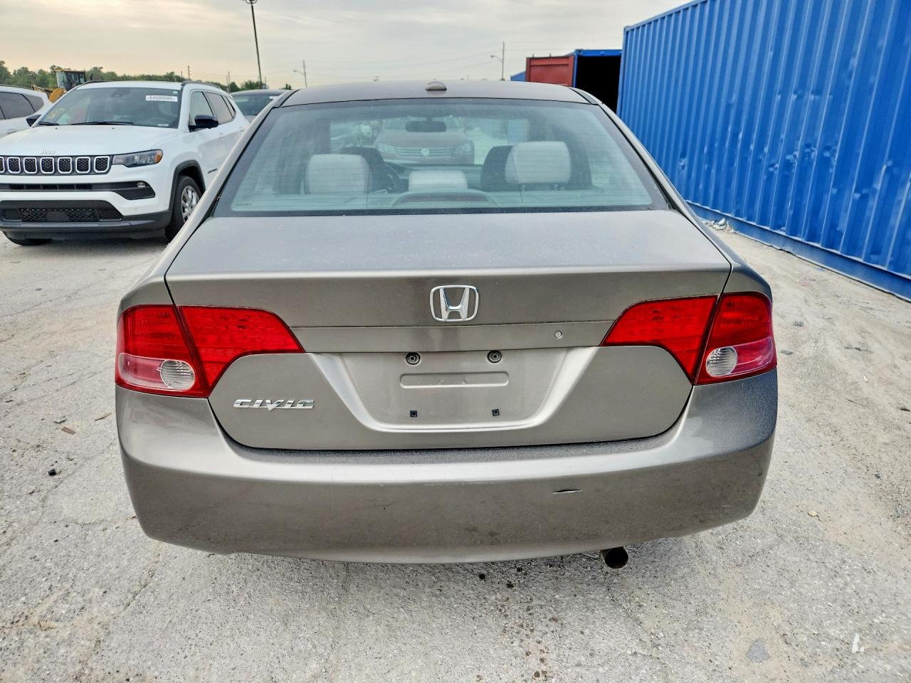 2007 Honda Civic Ex Gray vin: 1HGFA16807L047646