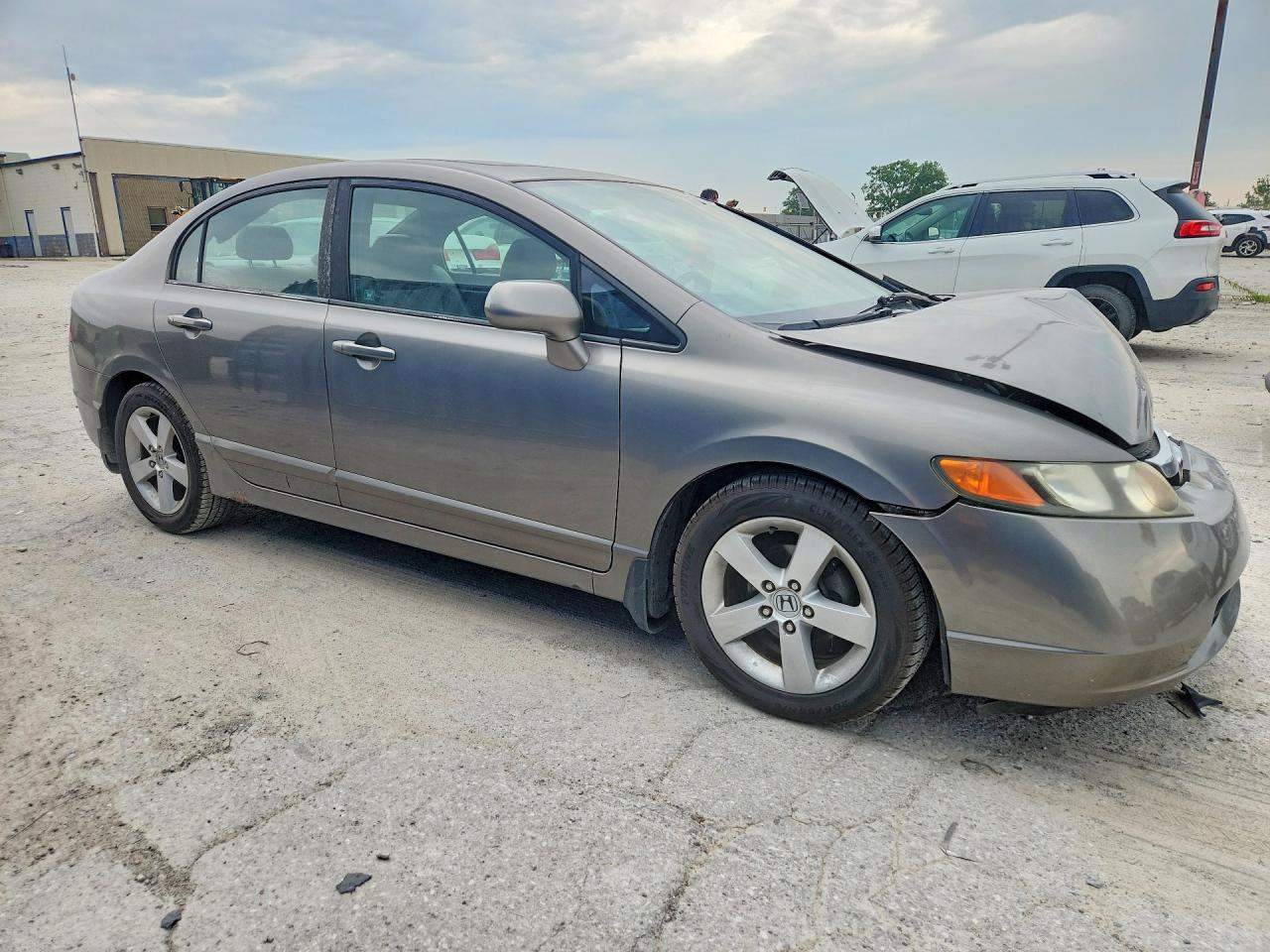 2007 Honda Civic Ex Gray vin: 1HGFA16807L047646