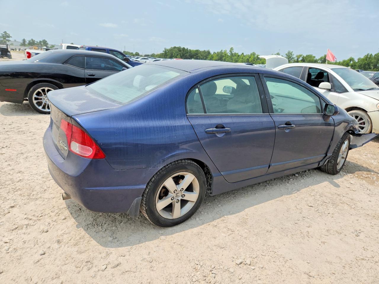 2007 Honda Civic Ex Blue vin: 1HGFA16807L061272