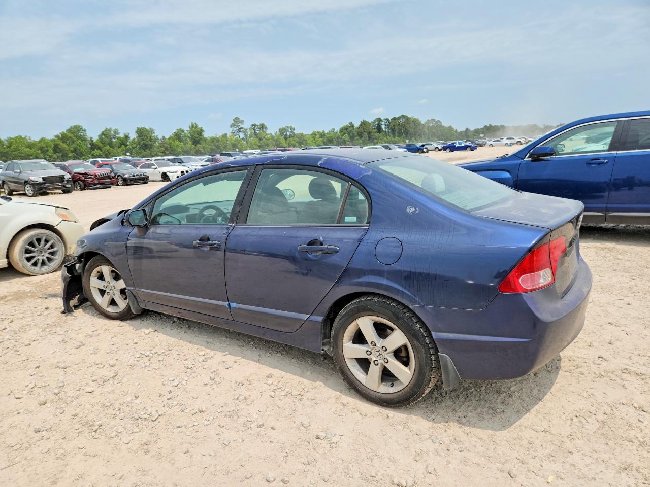 2007 Honda Civic Ex Blue vin: 1HGFA16807L061272