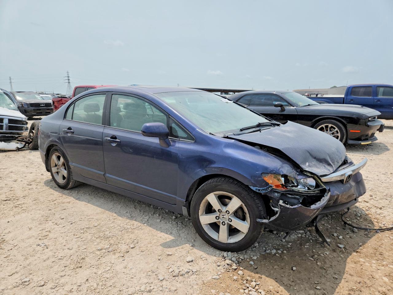 2007 Honda Civic Ex Blue vin: 1HGFA16807L061272