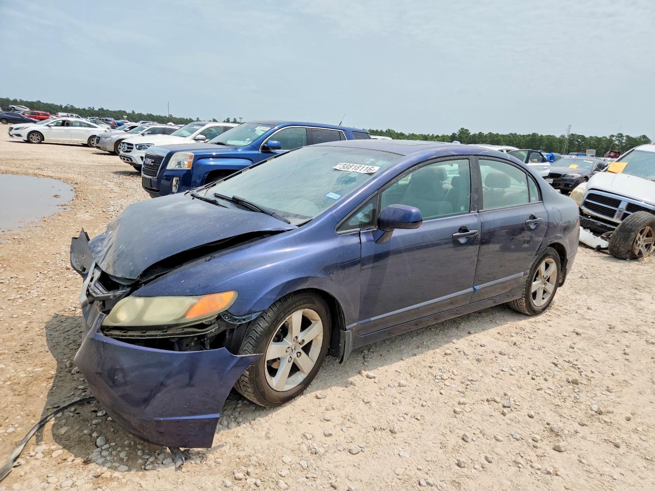2007 Honda Civic Ex Blue vin: 1HGFA16807L061272
