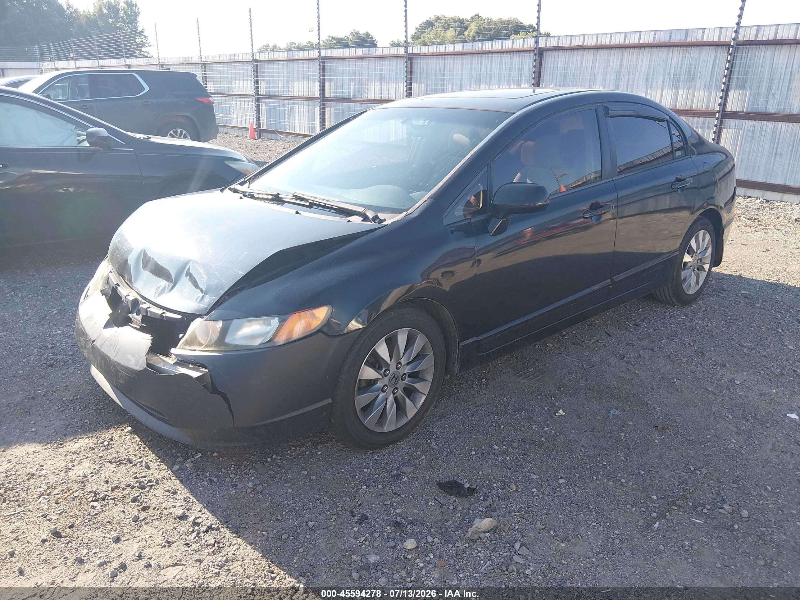 2007 Honda Civic Ex Black vin: 1HGFA16807L067766