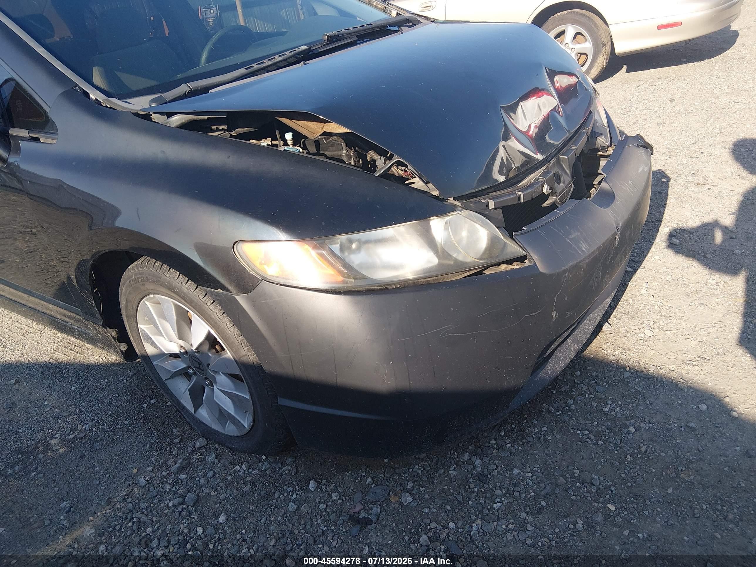 2007 Honda Civic Ex Black vin: 1HGFA16807L067766