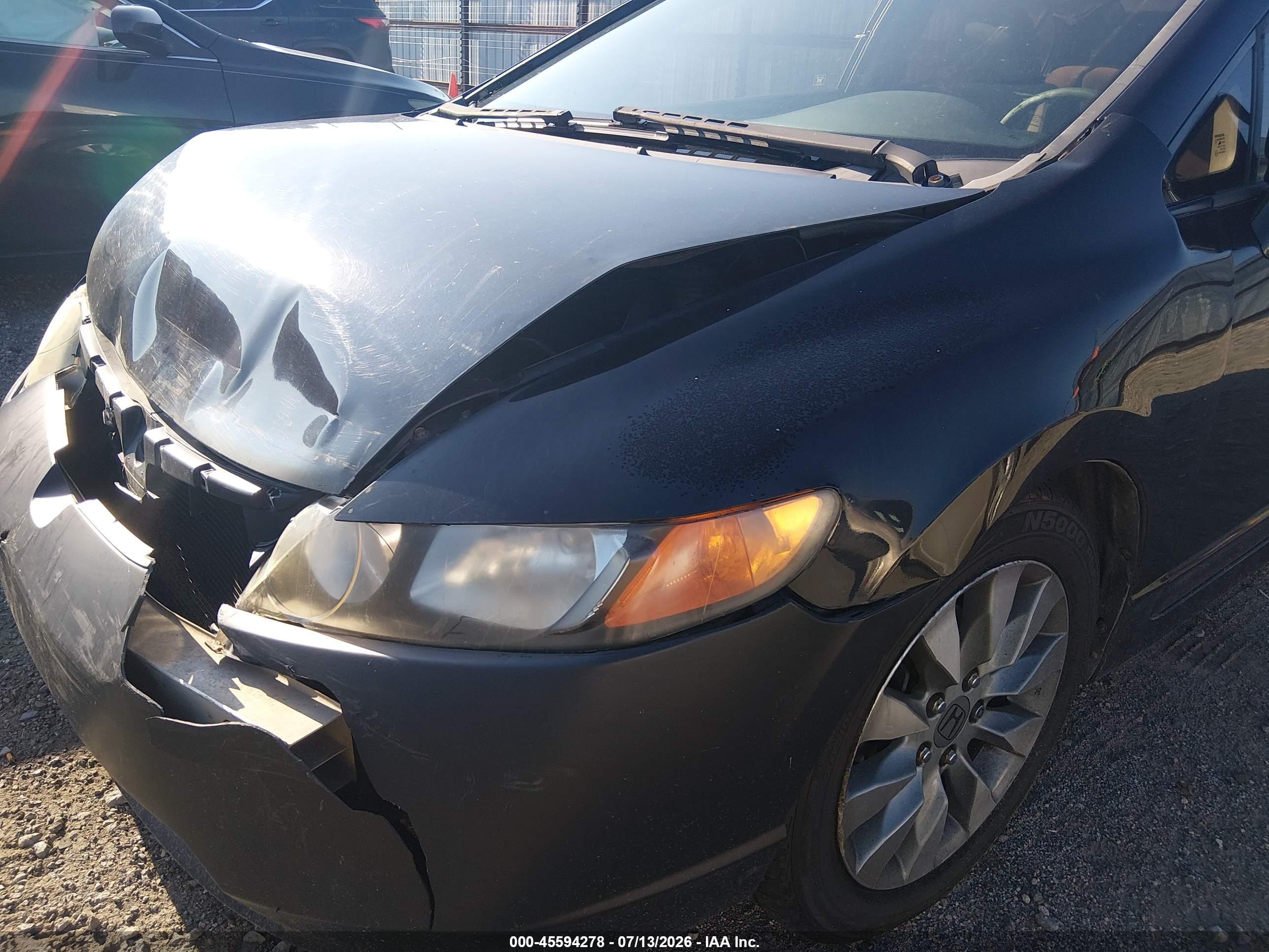 2007 Honda Civic Ex Black vin: 1HGFA16807L067766
