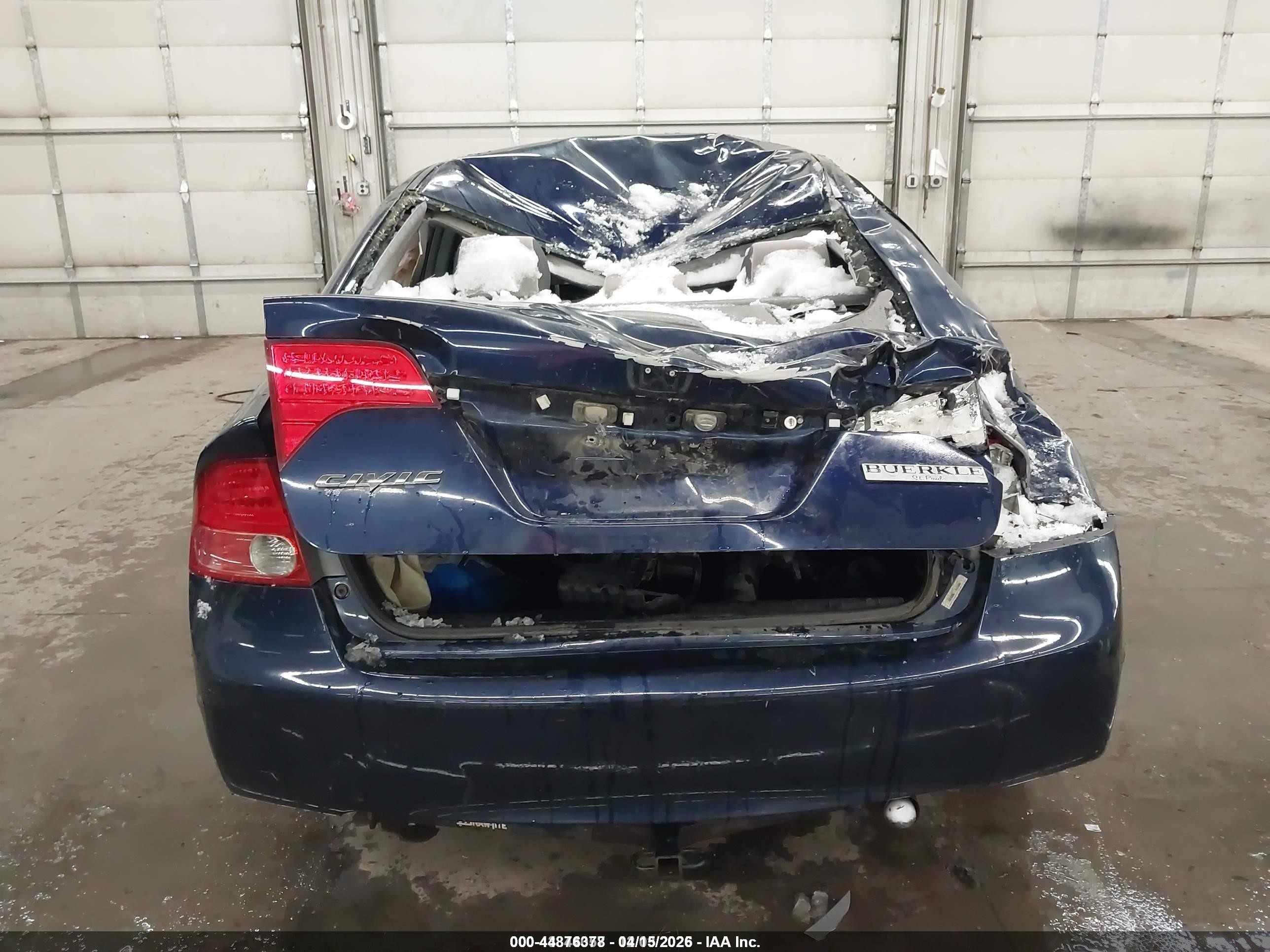 2007 Honda Civic Ex Blue vin: 1HGFA16807L073079