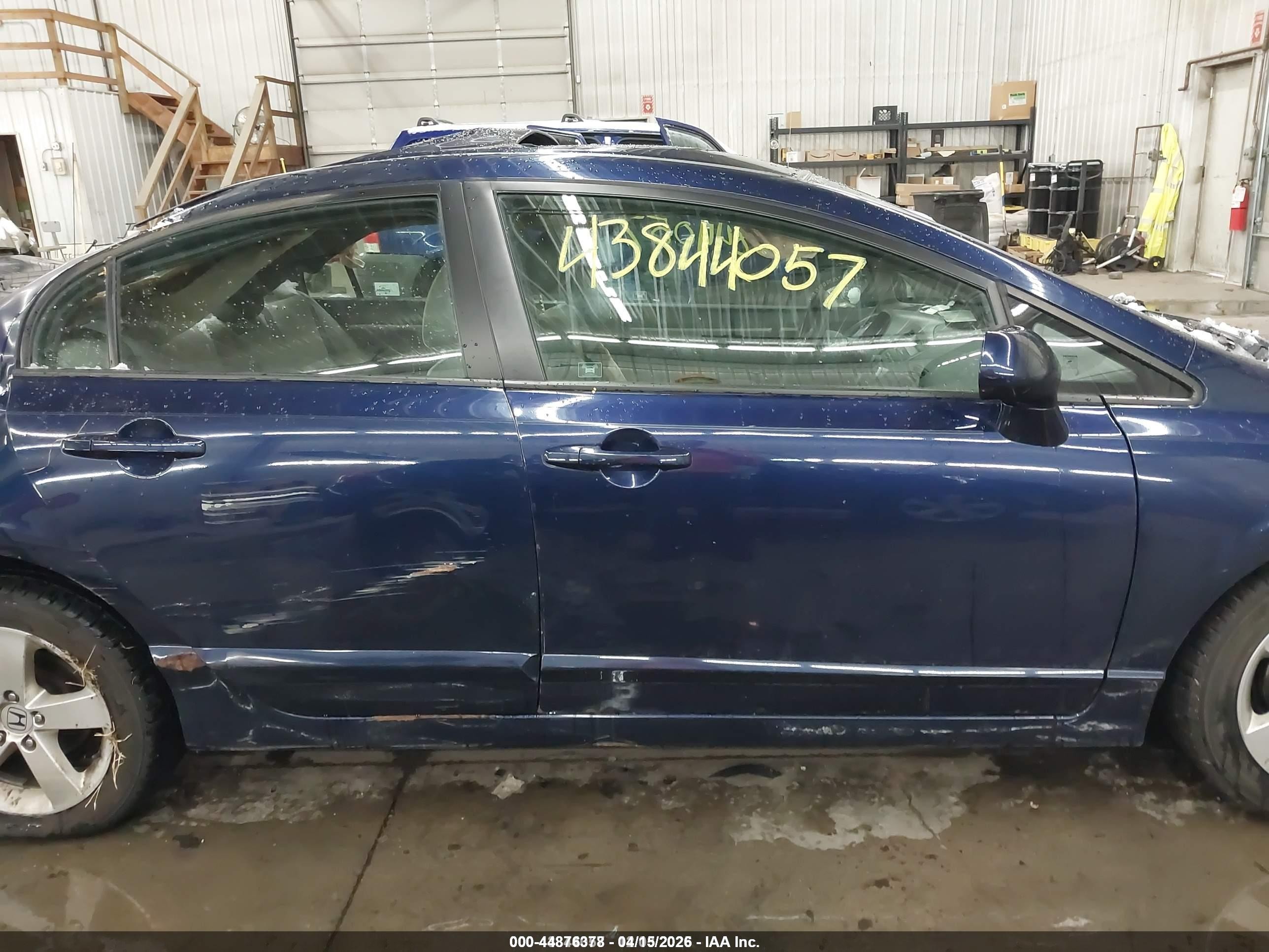 2007 Honda Civic Ex Blue vin: 1HGFA16807L073079