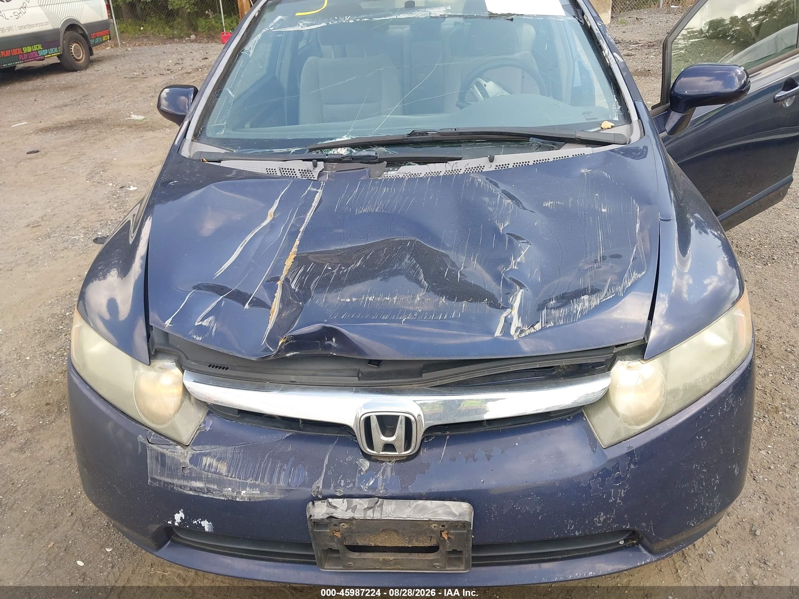 2007 Honda Civic Ex Blue vin: 1HGFA16807L091422