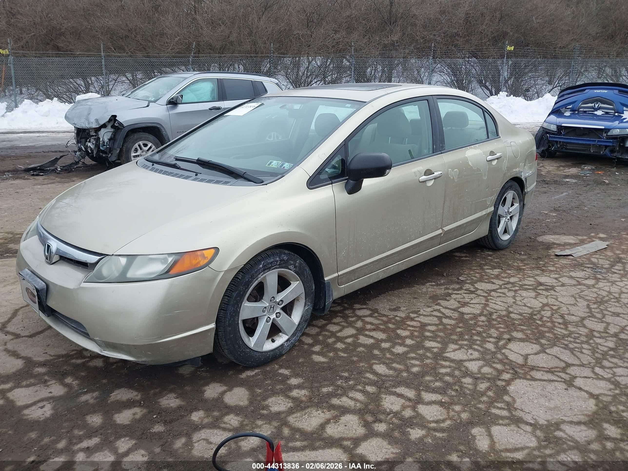 2007 Honda Civic Ex Gold vin: 1HGFA16807L116397