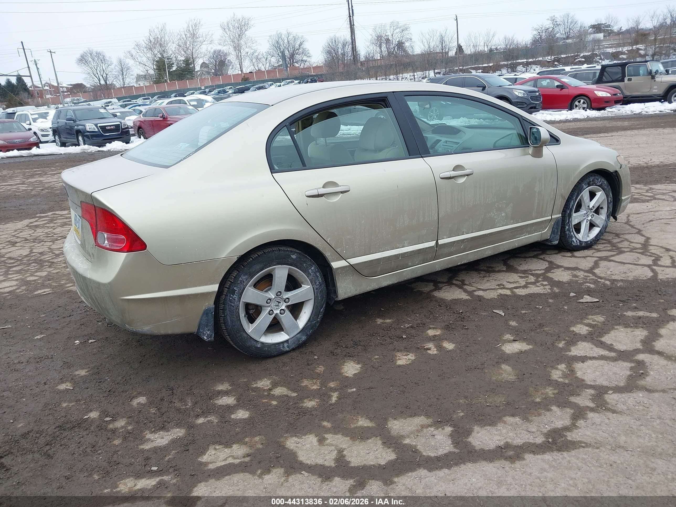 2007 Honda Civic Ex Gold vin: 1HGFA16807L116397