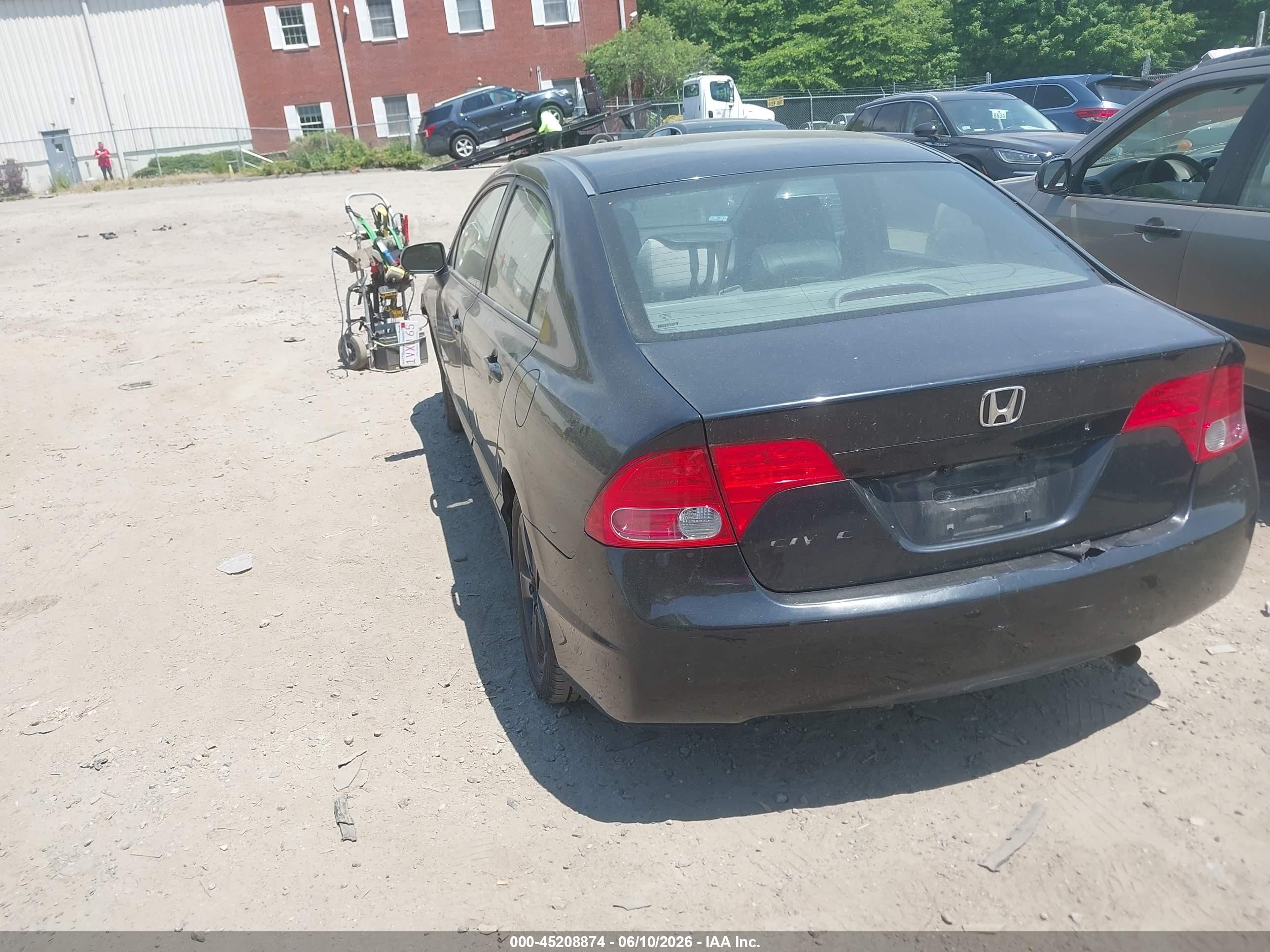 2007 Honda Civic Ex Black vin: 1HGFA16807L119655