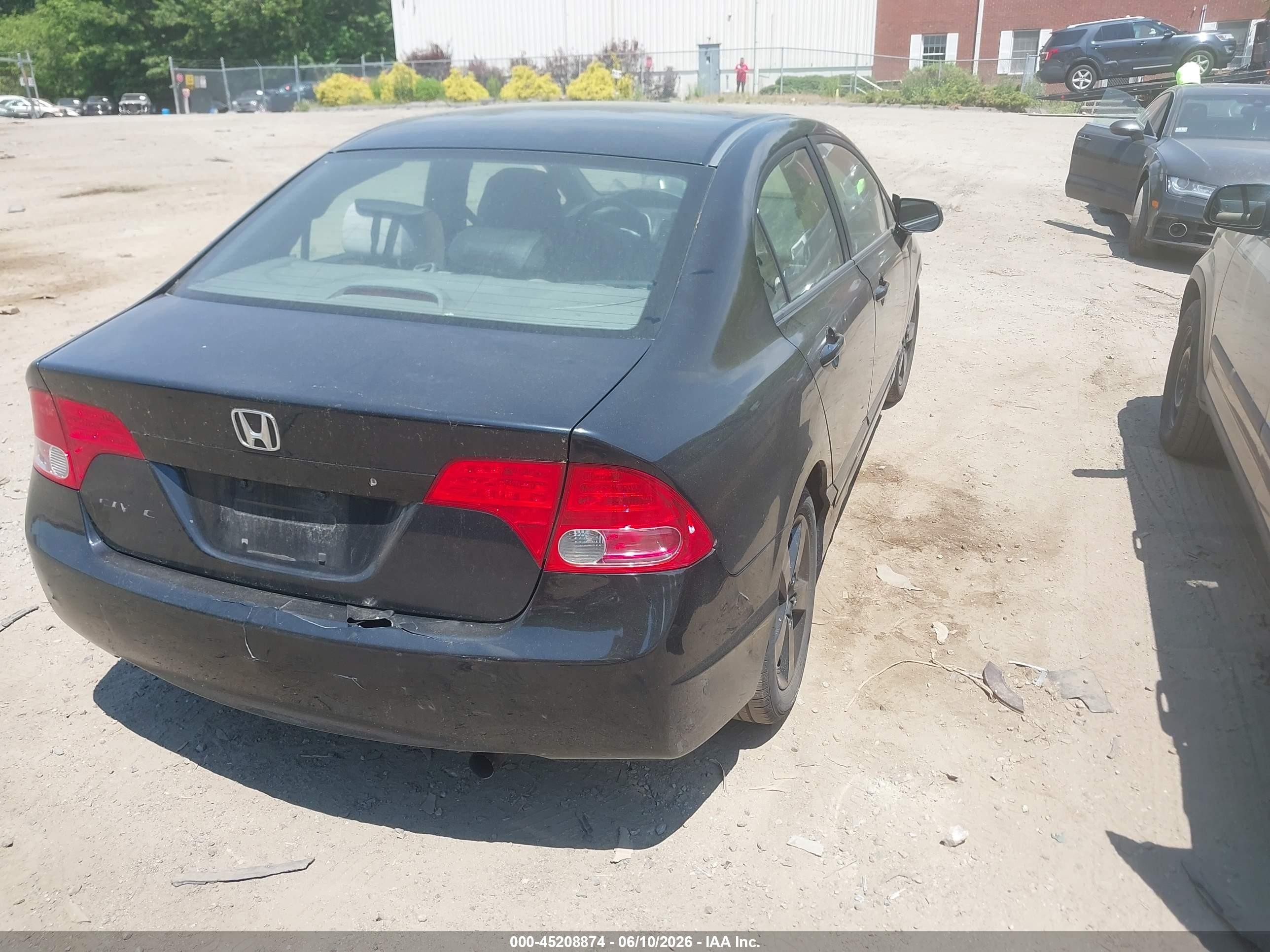 2007 Honda Civic Ex Black vin: 1HGFA16807L119655