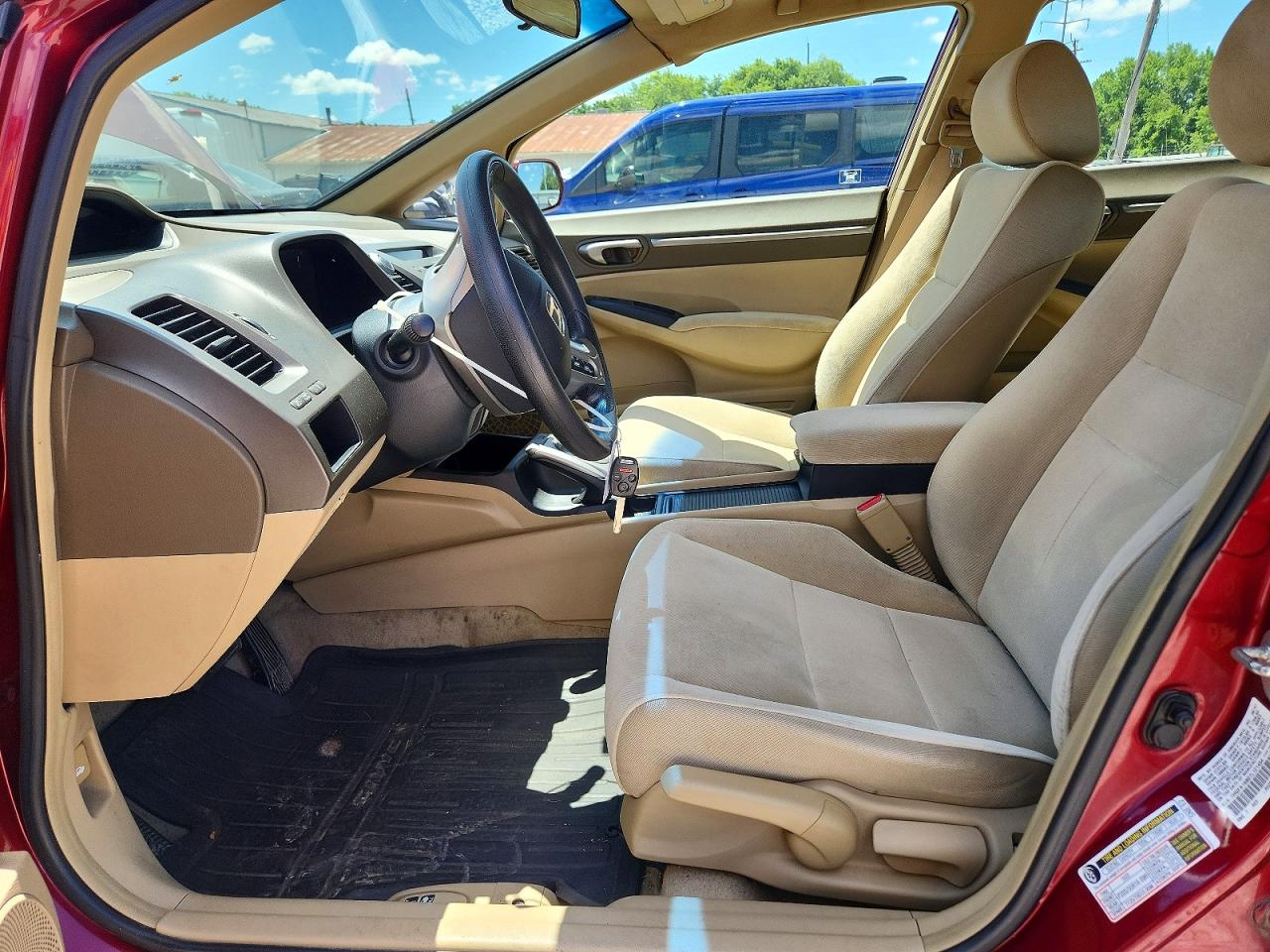 2007 Honda Civic Ex Темно-бордовый vin: 1HGFA16807L121454