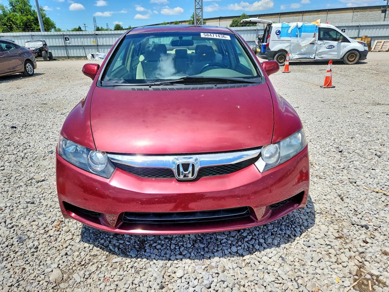 2007 Honda Civic Ex Темно-бордовый vin: 1HGFA16807L121454