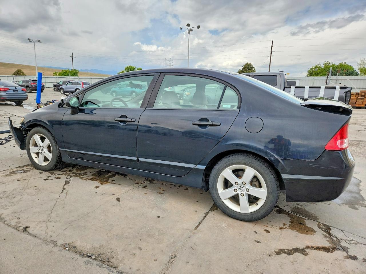 2007 Honda Civic Ex Blue vin: 1HGFA16807L129392
