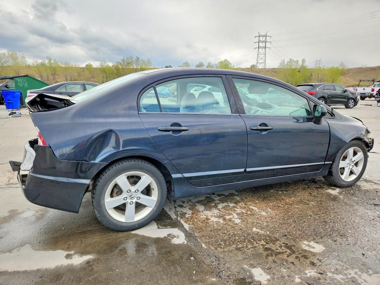 2007 Honda Civic Ex Blue vin: 1HGFA16807L129392
