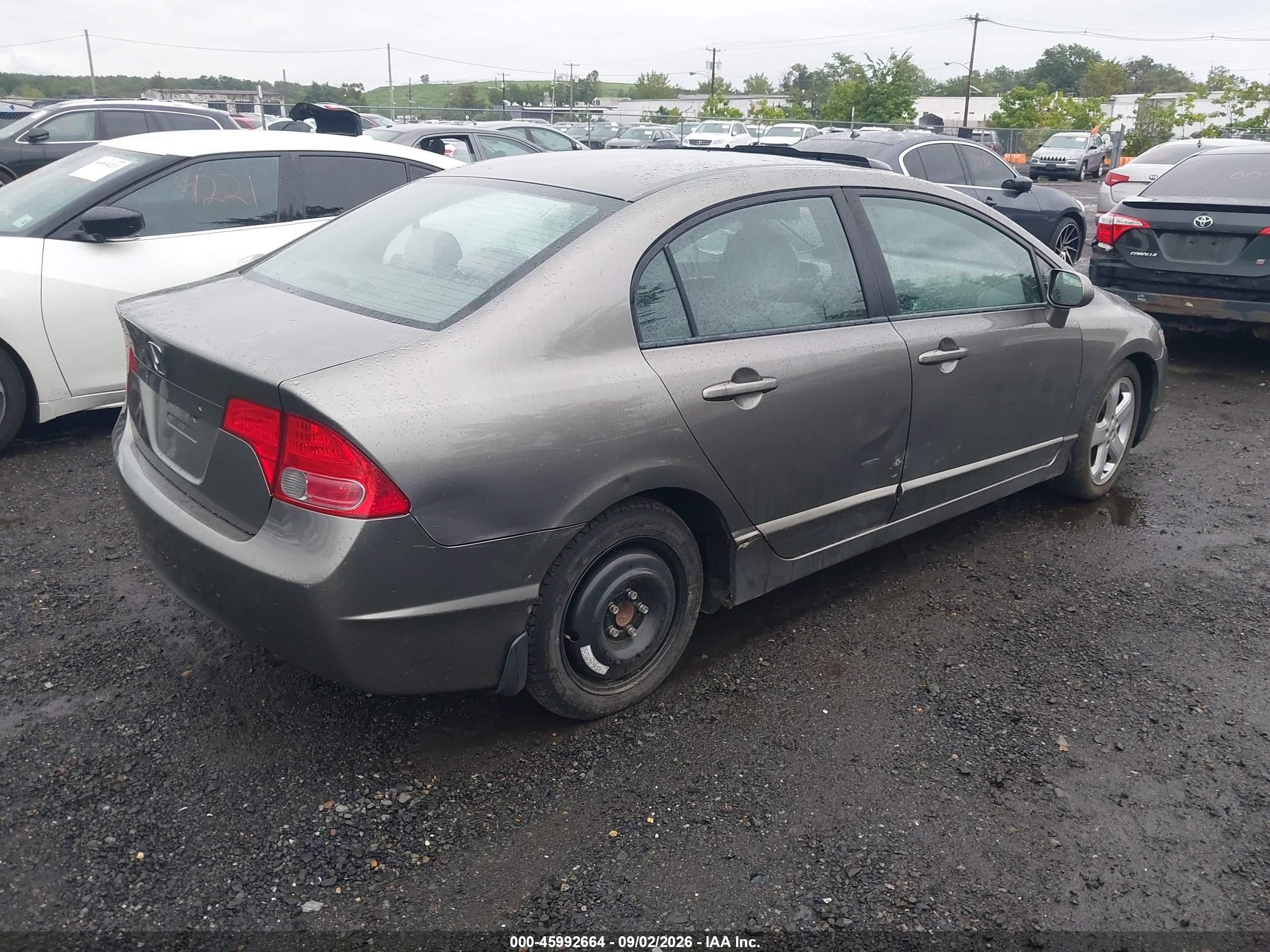 2007 Honda Civic Ex Brown vin: 1HGFA16807L136522
