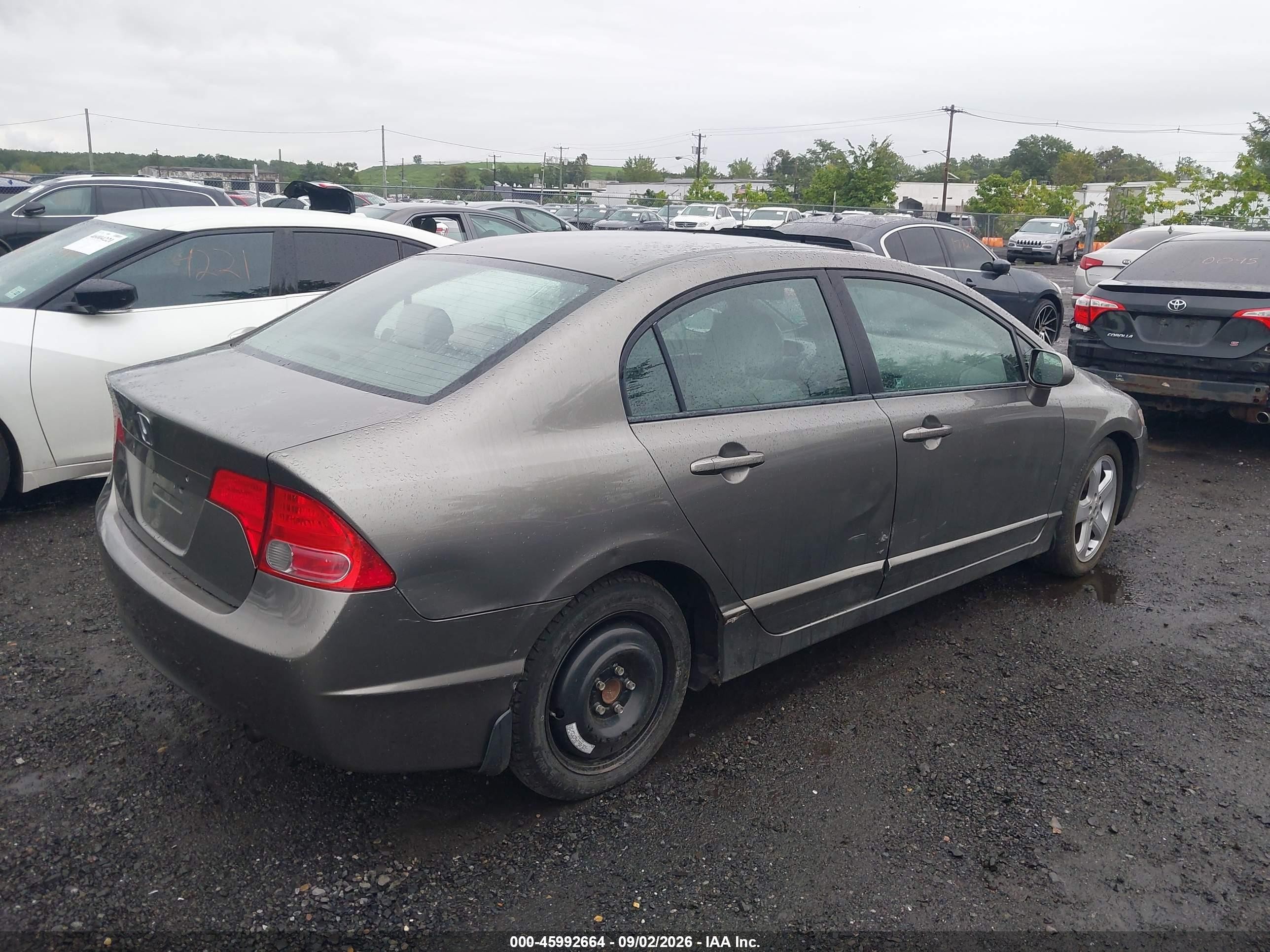2007 Honda Civic Ex Brown vin: 1HGFA16807L136522