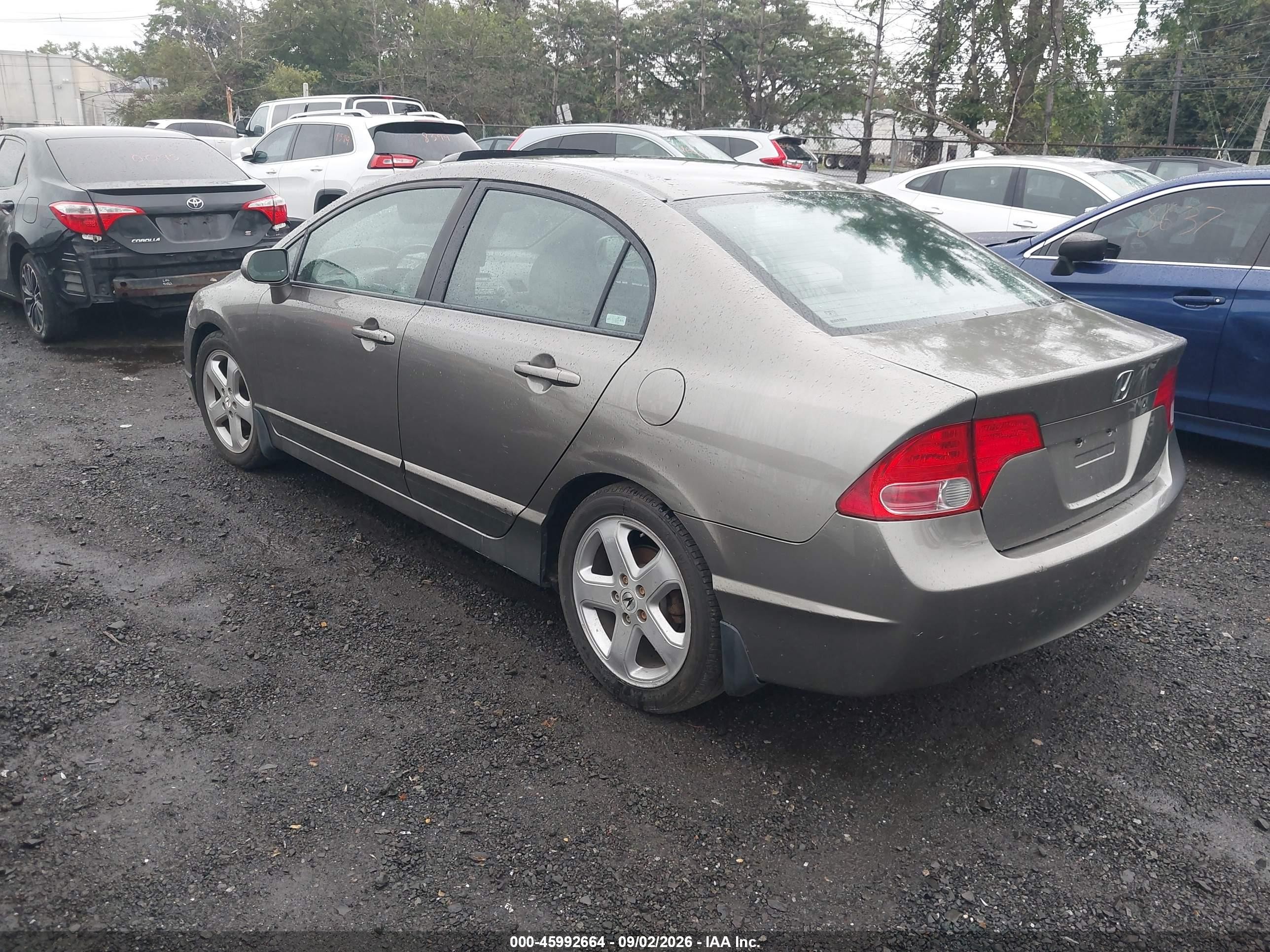 2007 Honda Civic Ex Brown vin: 1HGFA16807L136522