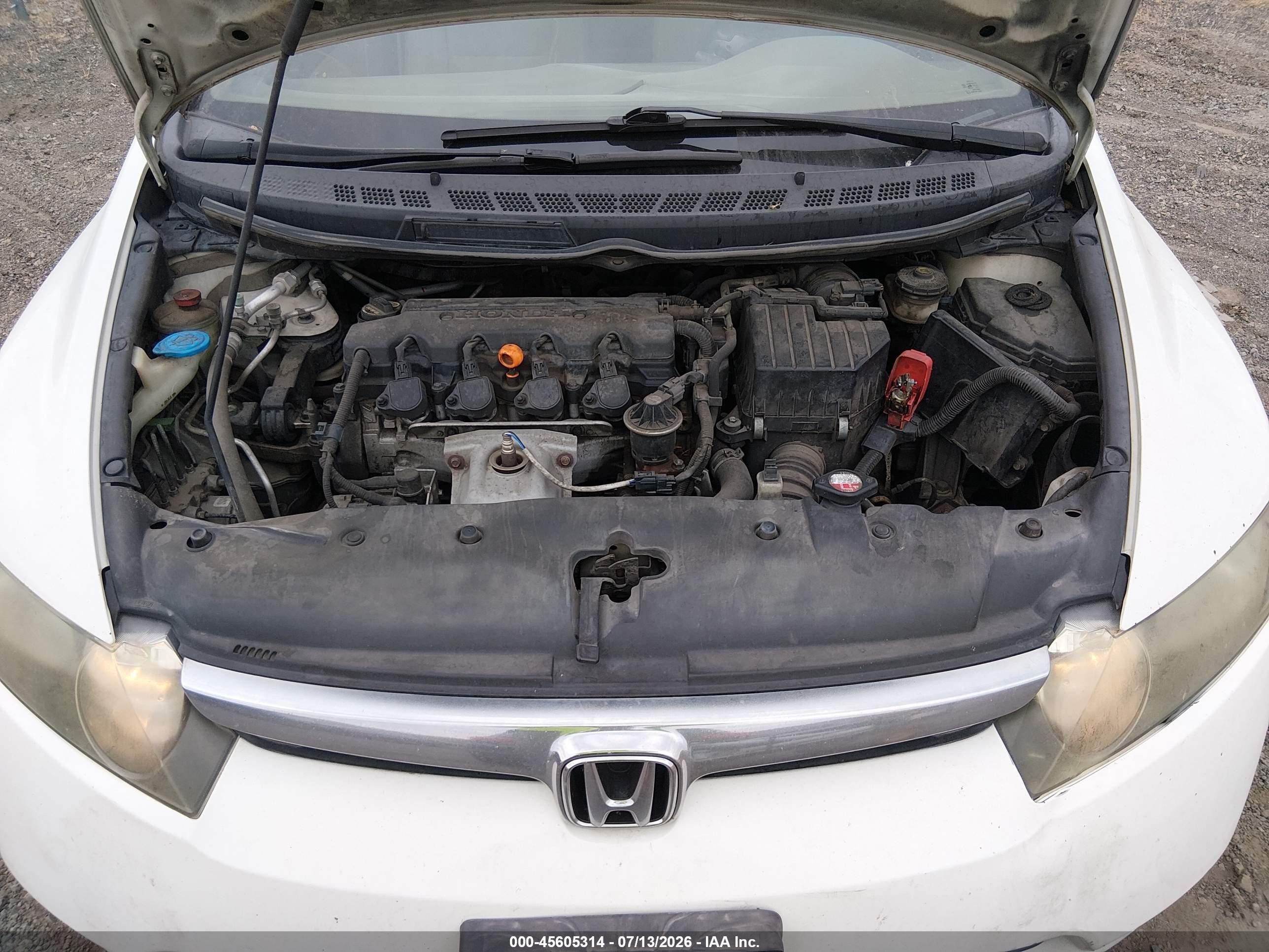 2008 Honda Civic Ex White vin: 1HGFA16808L003177