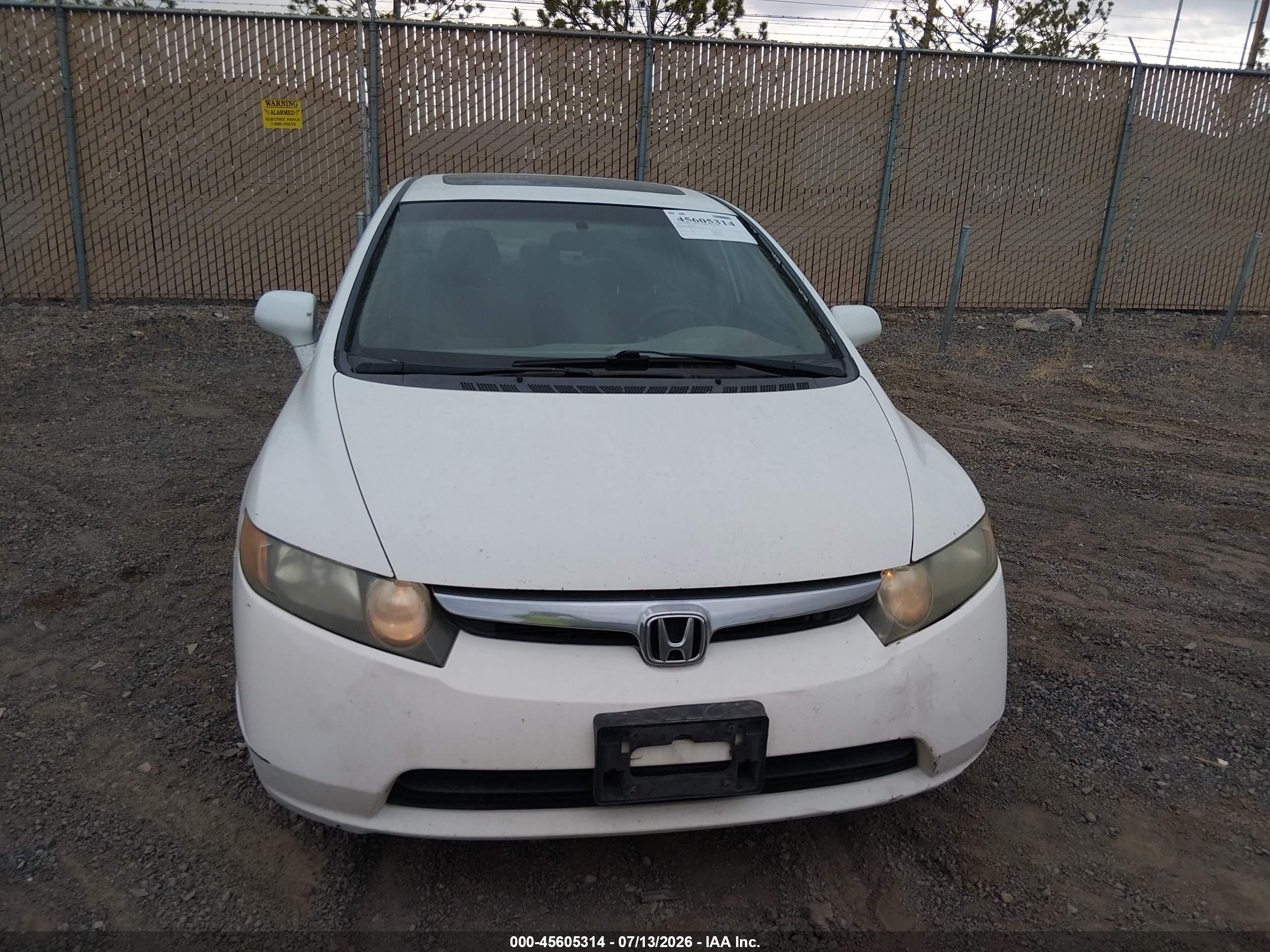 2008 Honda Civic Ex White vin: 1HGFA16808L003177