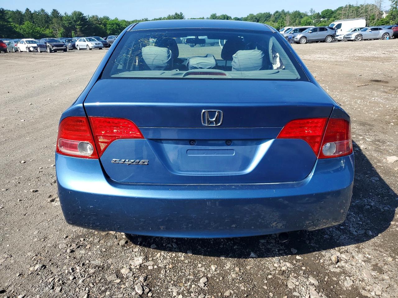 2008 Honda Civic Ex Blue vin: 1HGFA16808L020500