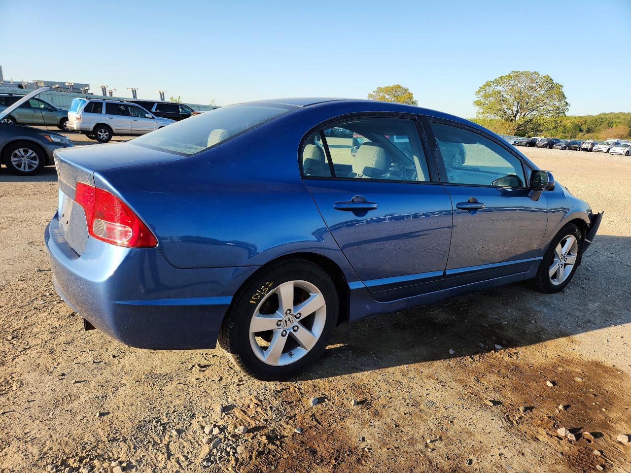 2008 Honda Civic Ex Blue vin: 1HGFA16808L044456