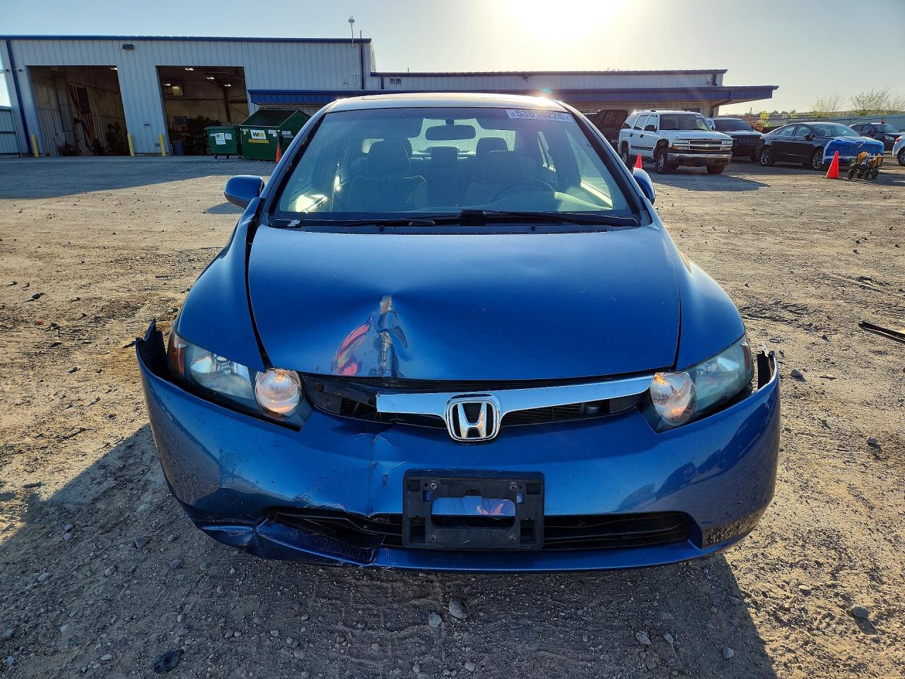 2008 Honda Civic Ex Blue vin: 1HGFA16808L044456