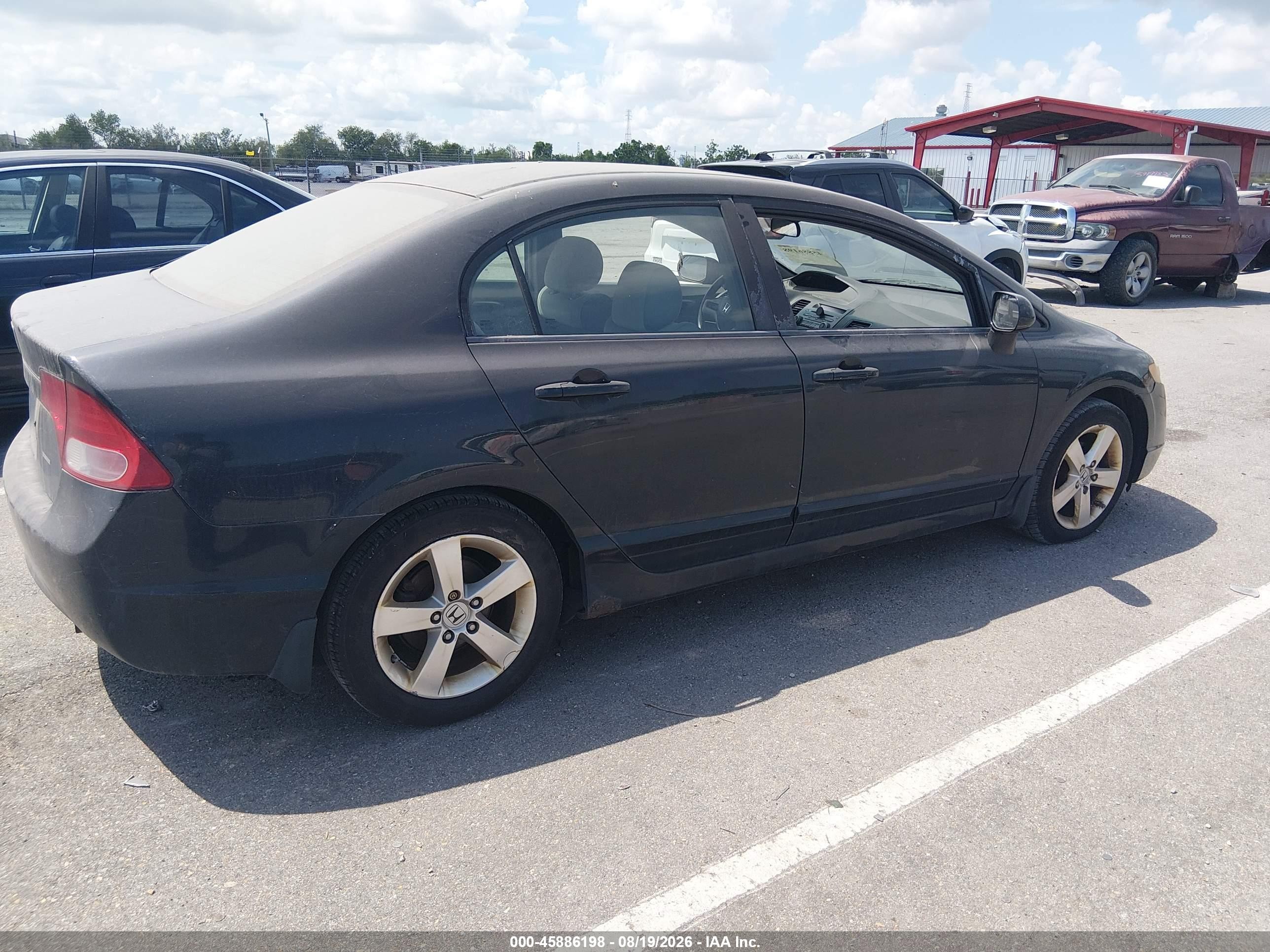 2008 Honda Civic Ex Dark Blue vin: 1HGFA16808L045008