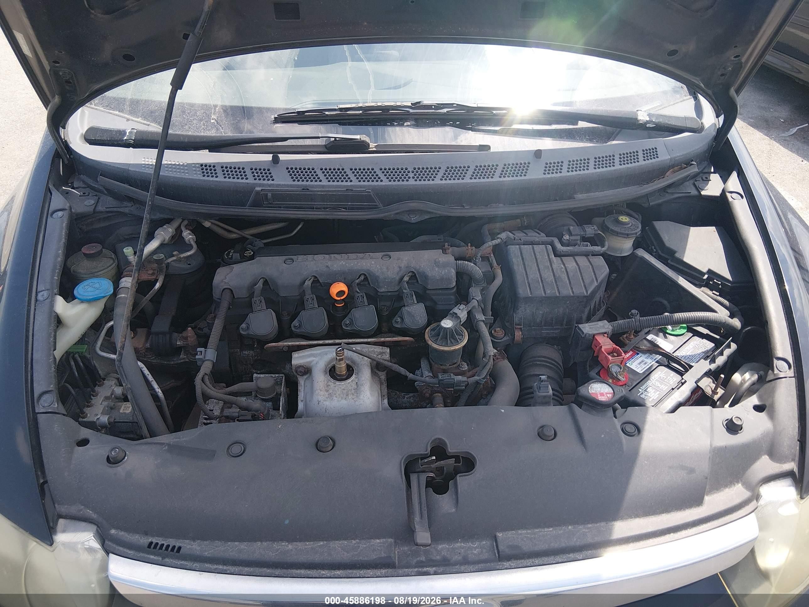 2008 Honda Civic Ex Dark Blue vin: 1HGFA16808L045008