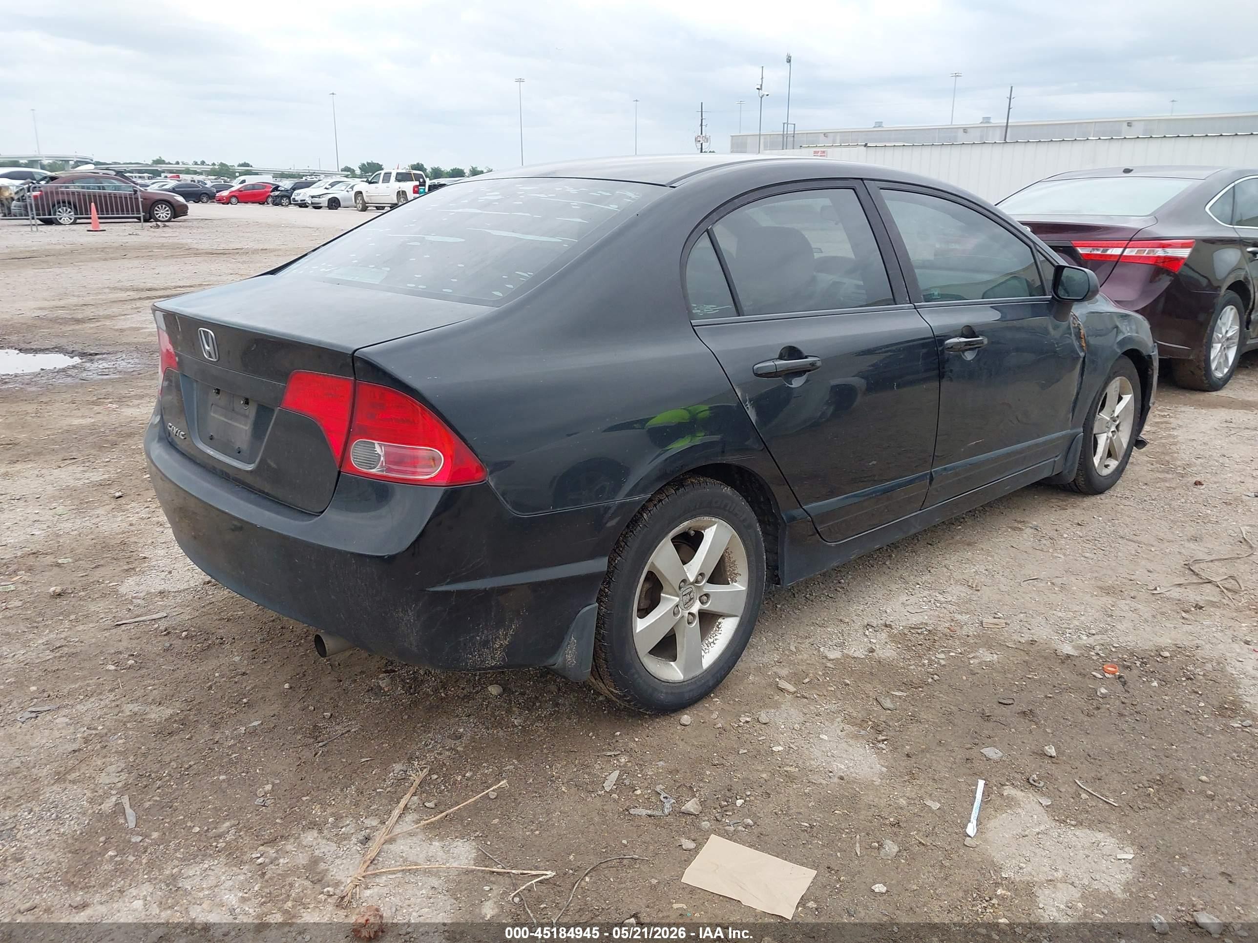 2008 Honda Civic Ex Черный vin: 1HGFA16808L089719