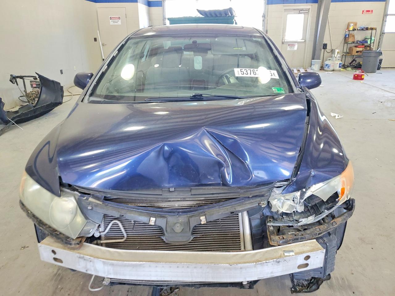 2008 Honda Civic Ex Blue vin: 1HGFA16808L091177