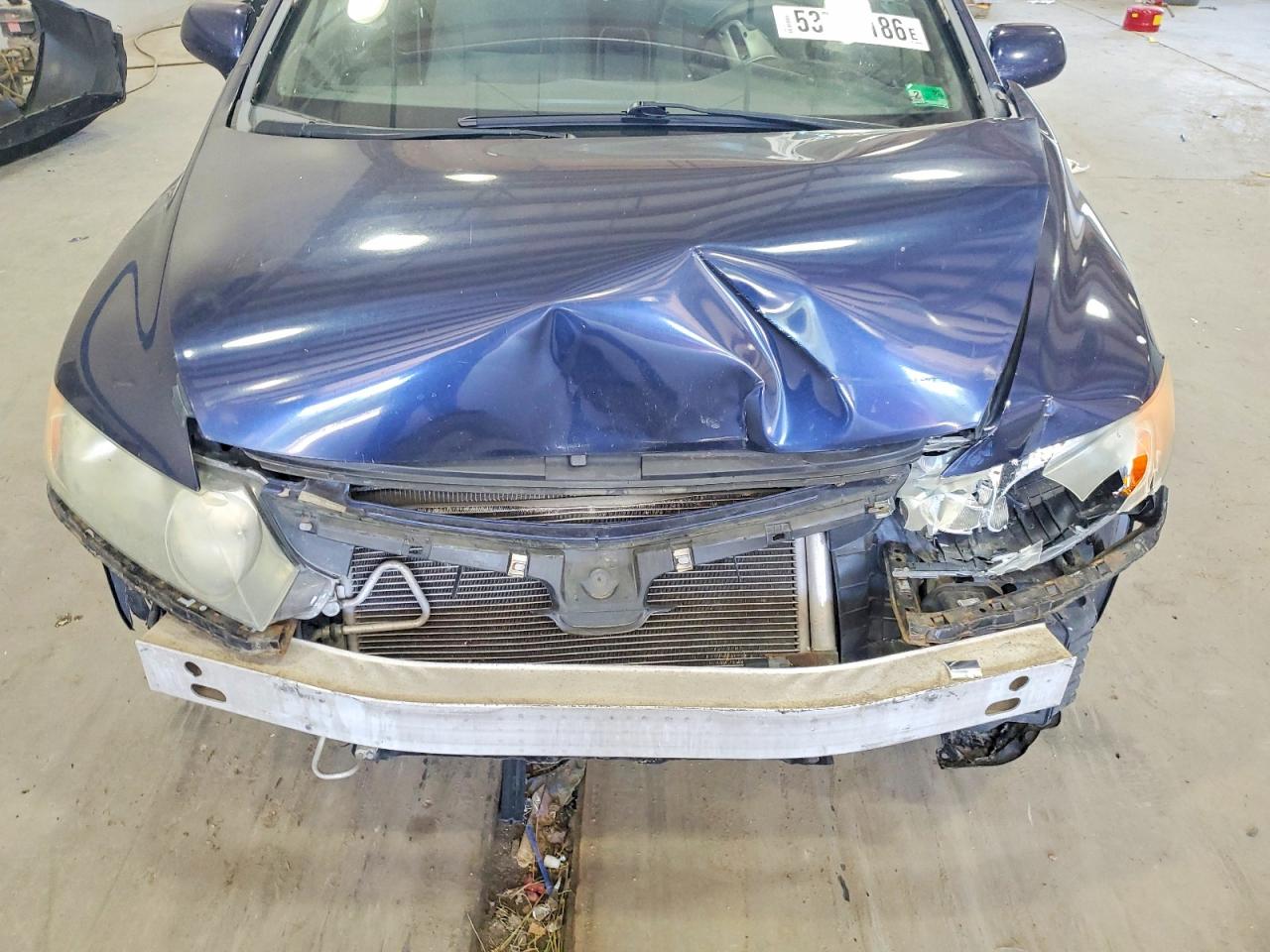 2008 Honda Civic Ex Blue vin: 1HGFA16808L091177