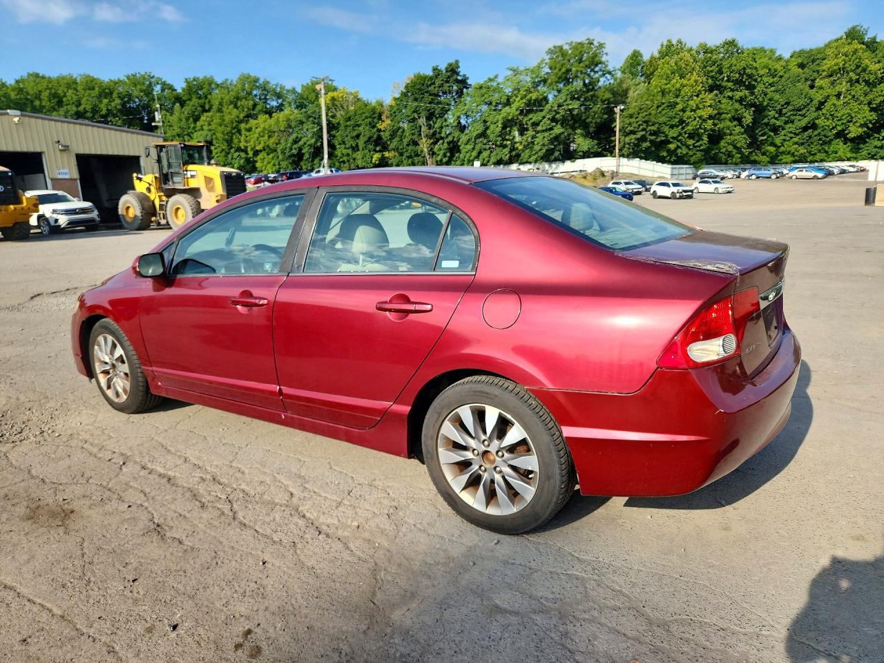 2009 Honda Civic Ex Red vin: 1HGFA16809L000135
