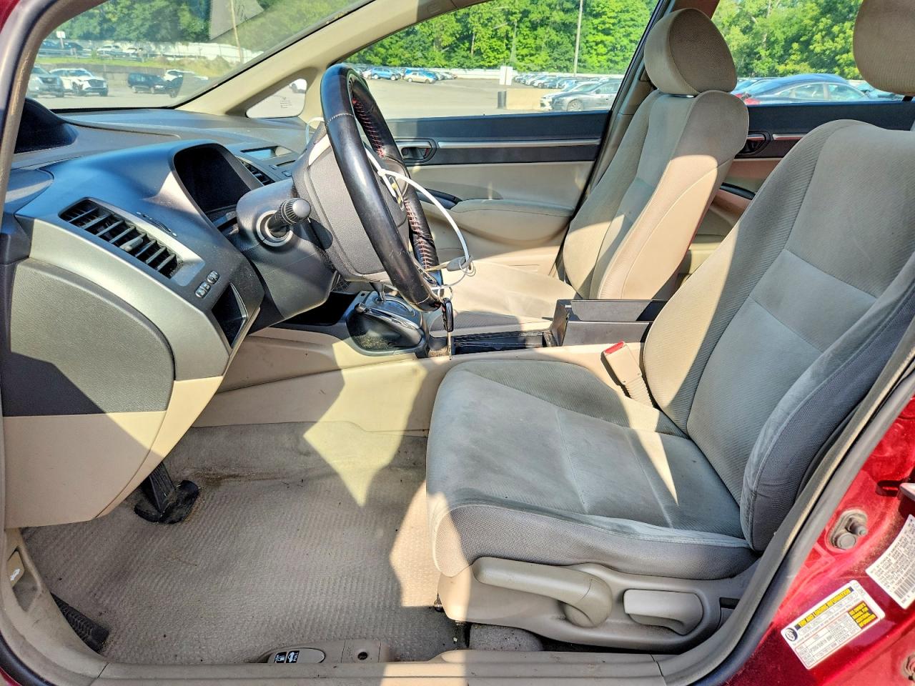2009 Honda Civic Ex Red vin: 1HGFA16809L000135