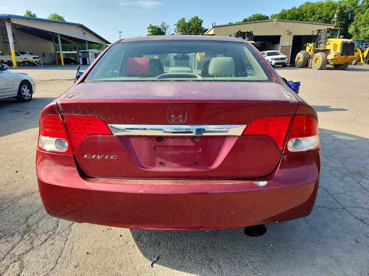 2009 Honda Civic Ex Red vin: 1HGFA16809L000135