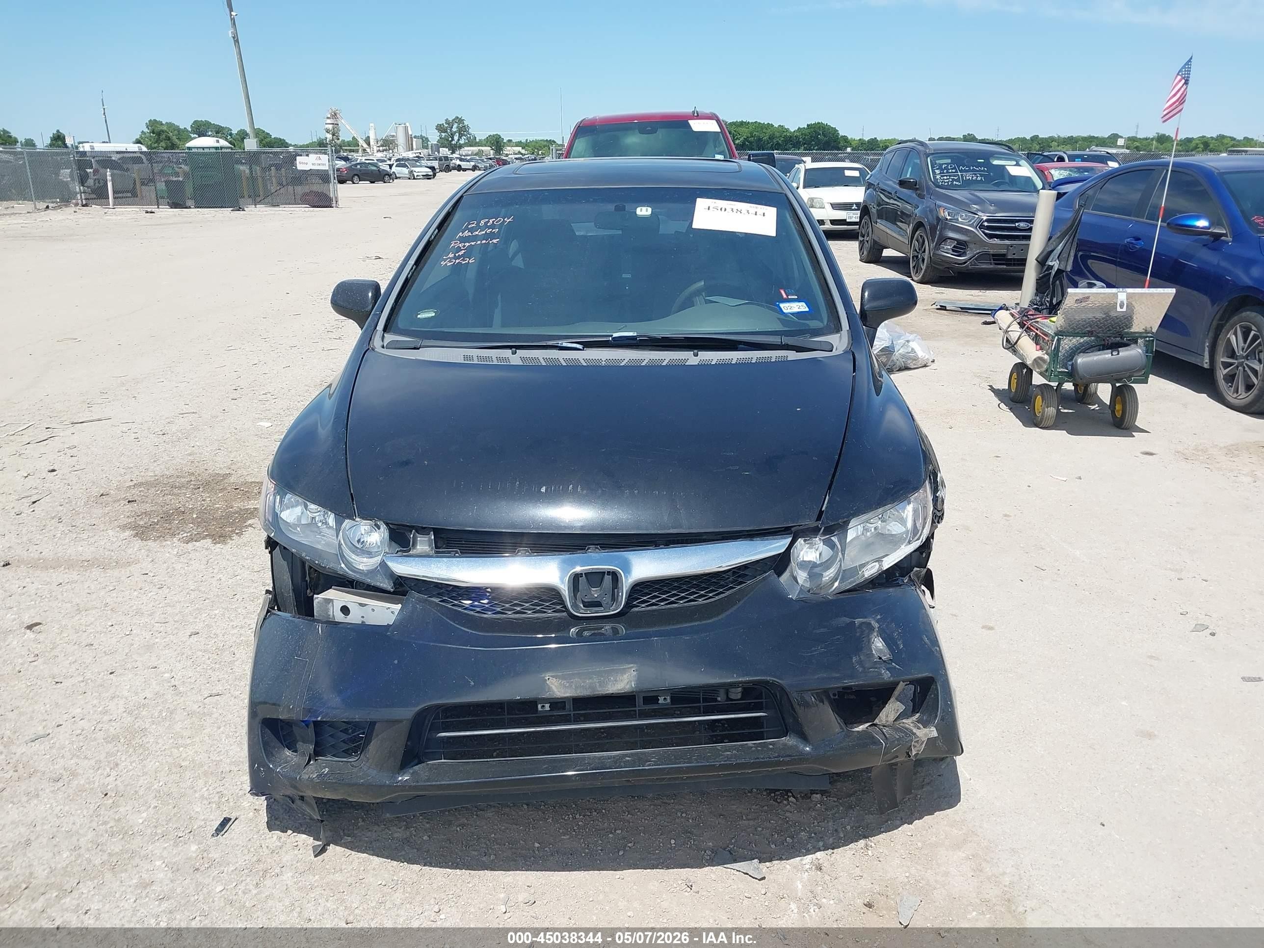 2009 Honda Civic Ex Black vin: 1HGFA16809L007540