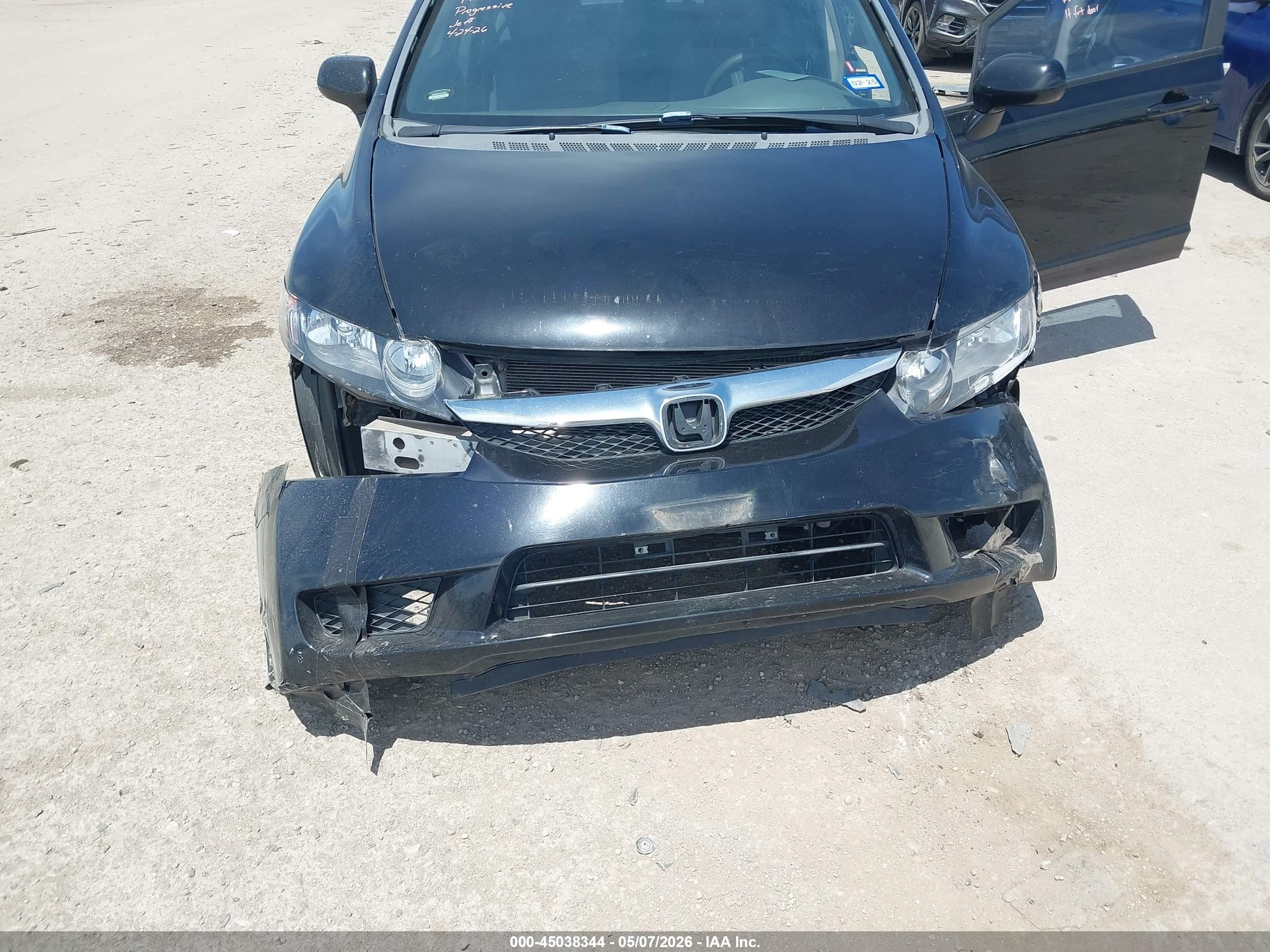 2009 Honda Civic Ex Black vin: 1HGFA16809L007540