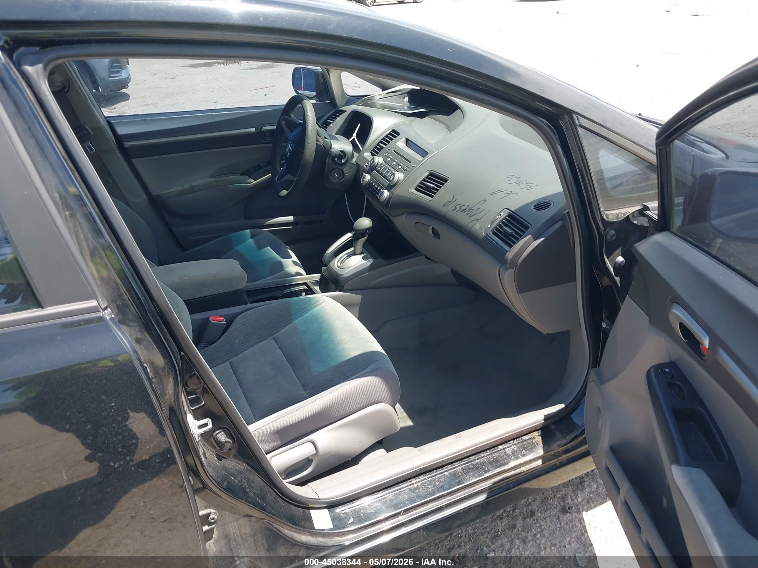 2009 Honda Civic Ex Black vin: 1HGFA16809L007540