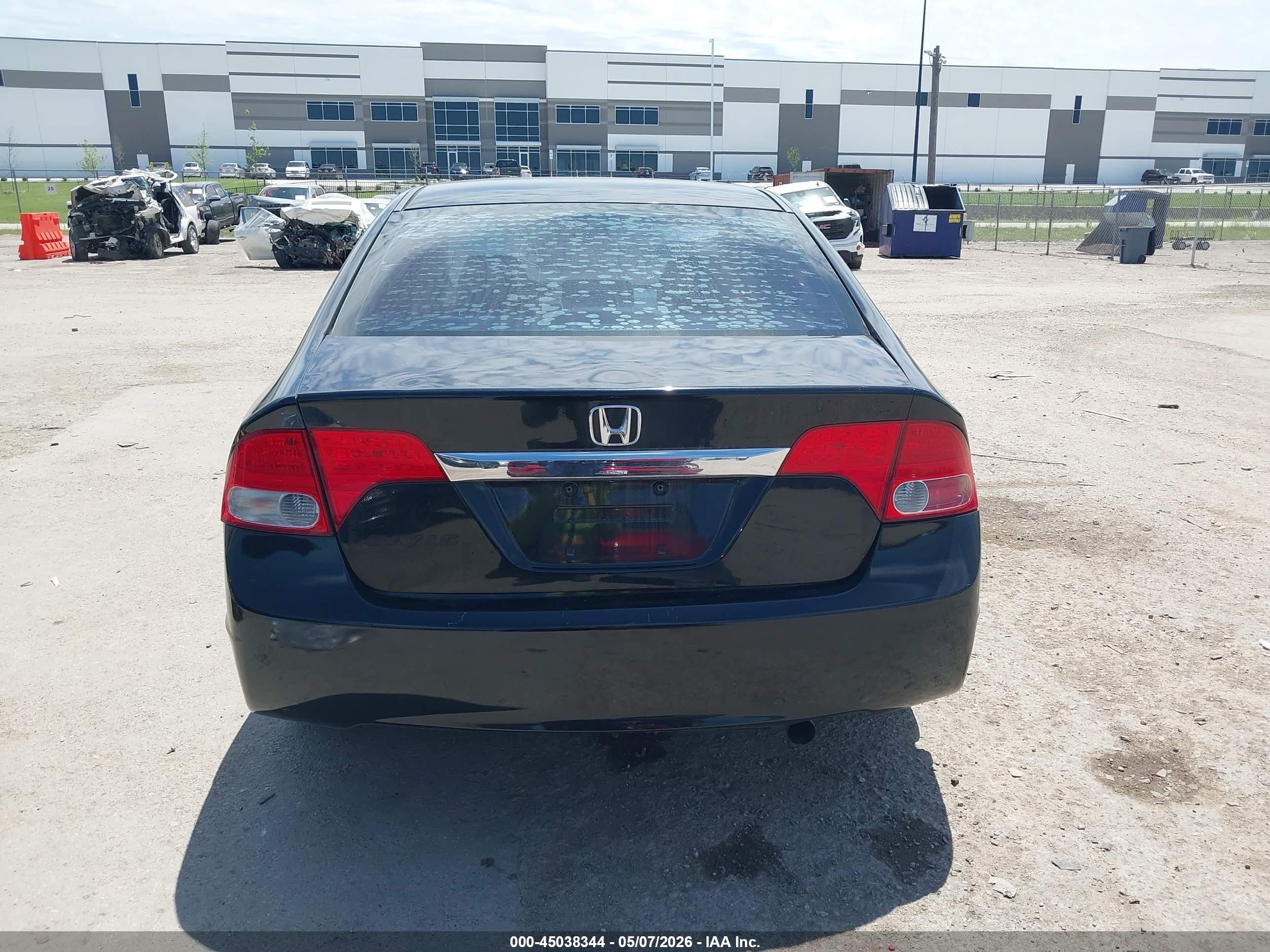 2009 Honda Civic Ex Black vin: 1HGFA16809L007540
