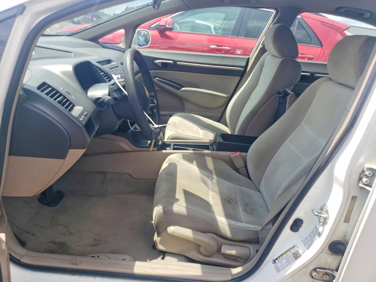2009 Honda Civic Ex Белый vin: 1HGFA16809L021471