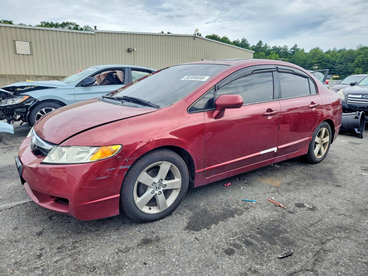 2006 Honda Civic Ex Maroon vin: 1HGFA16816L032989