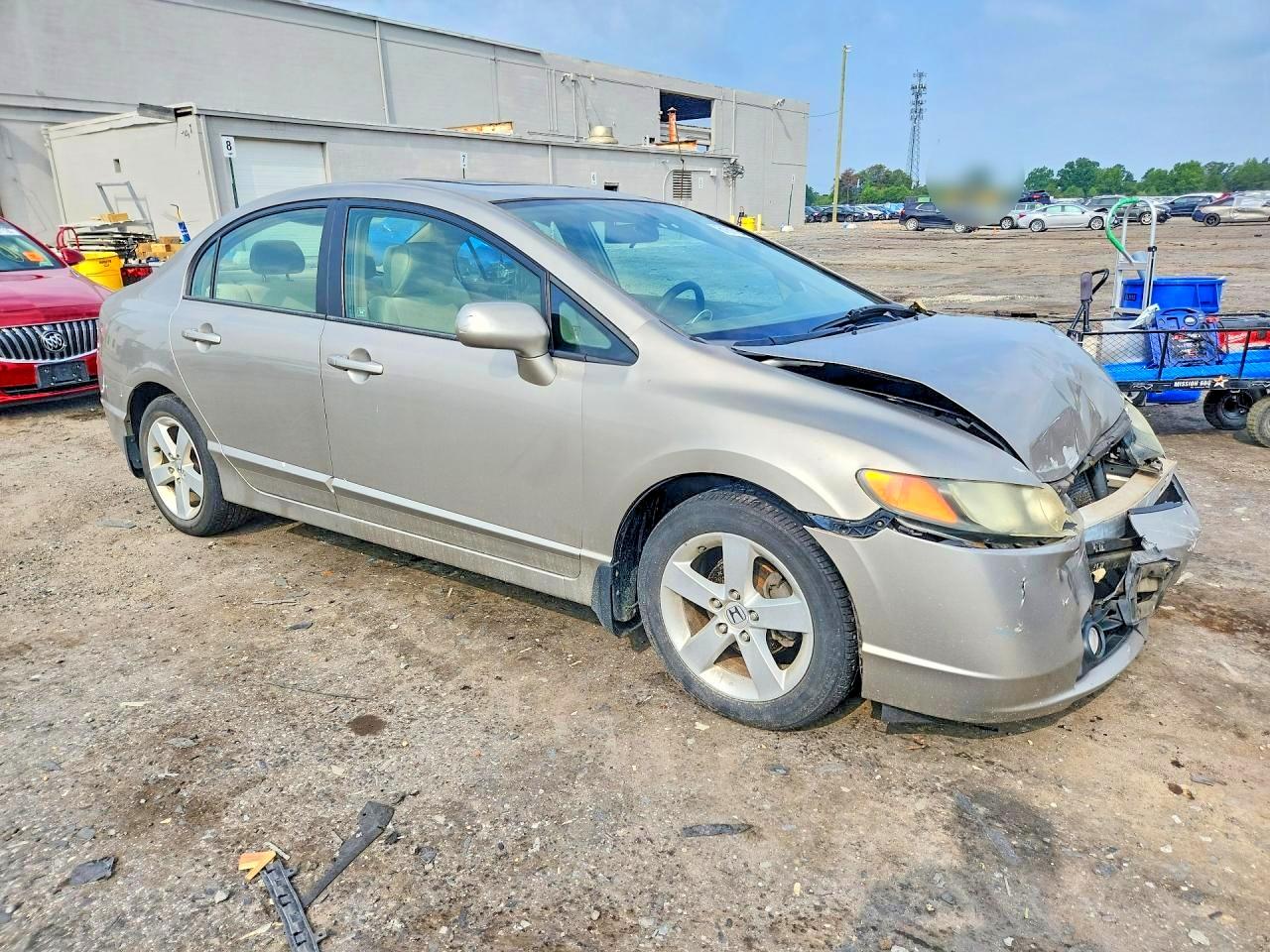 2006 Honda Civic Ex Silver vin: 1HGFA16816L046665