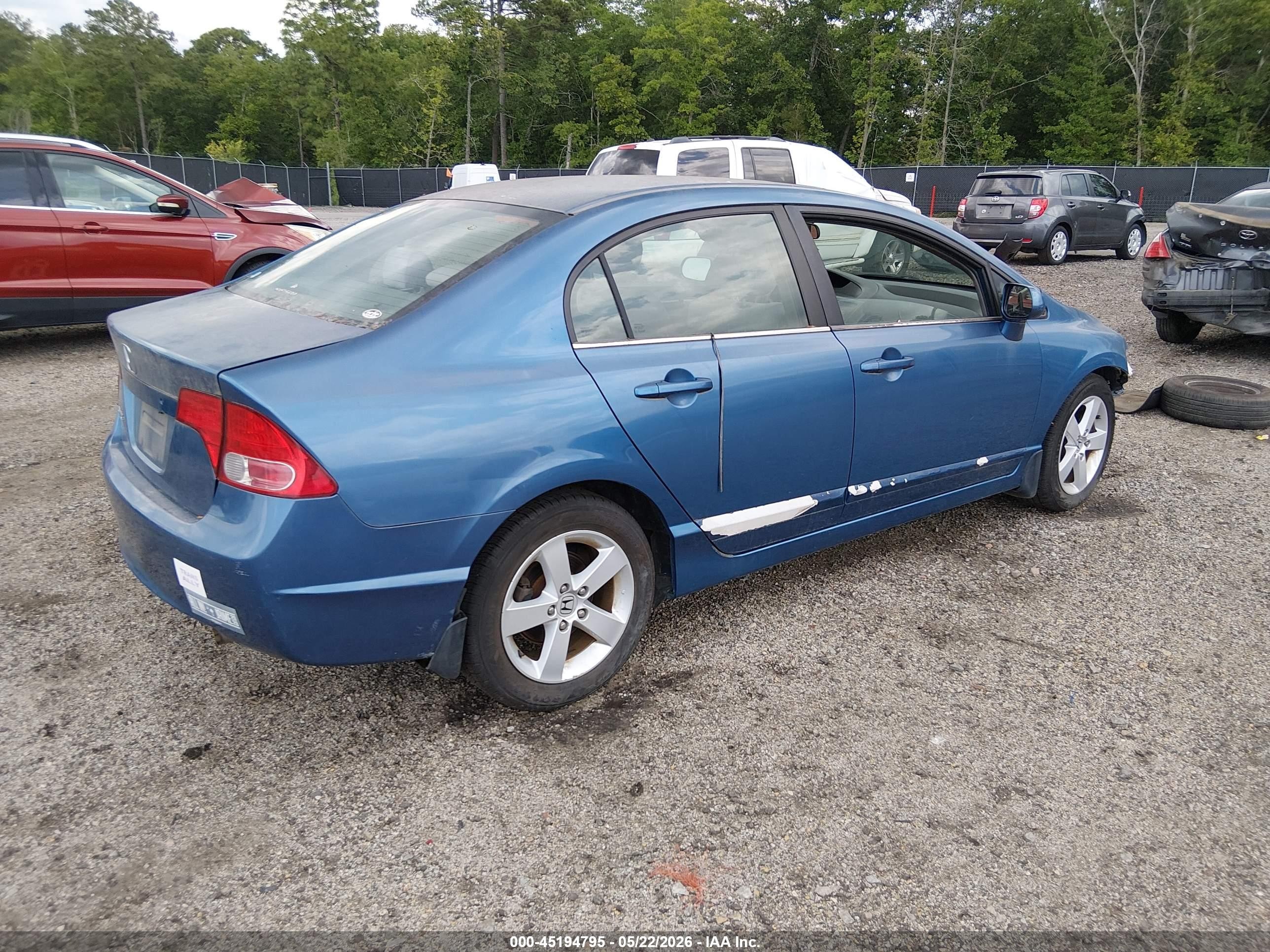 2006 Honda Civic Ex Синий vin: 1HGFA16816L066592